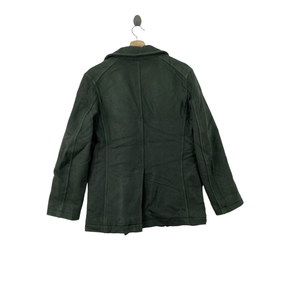 Margaret Howell Vintage MARGARET HOWELL British Brand Green Pea Coat Double Size US S / EU 44-46 / 1 - 3 Thumbnail