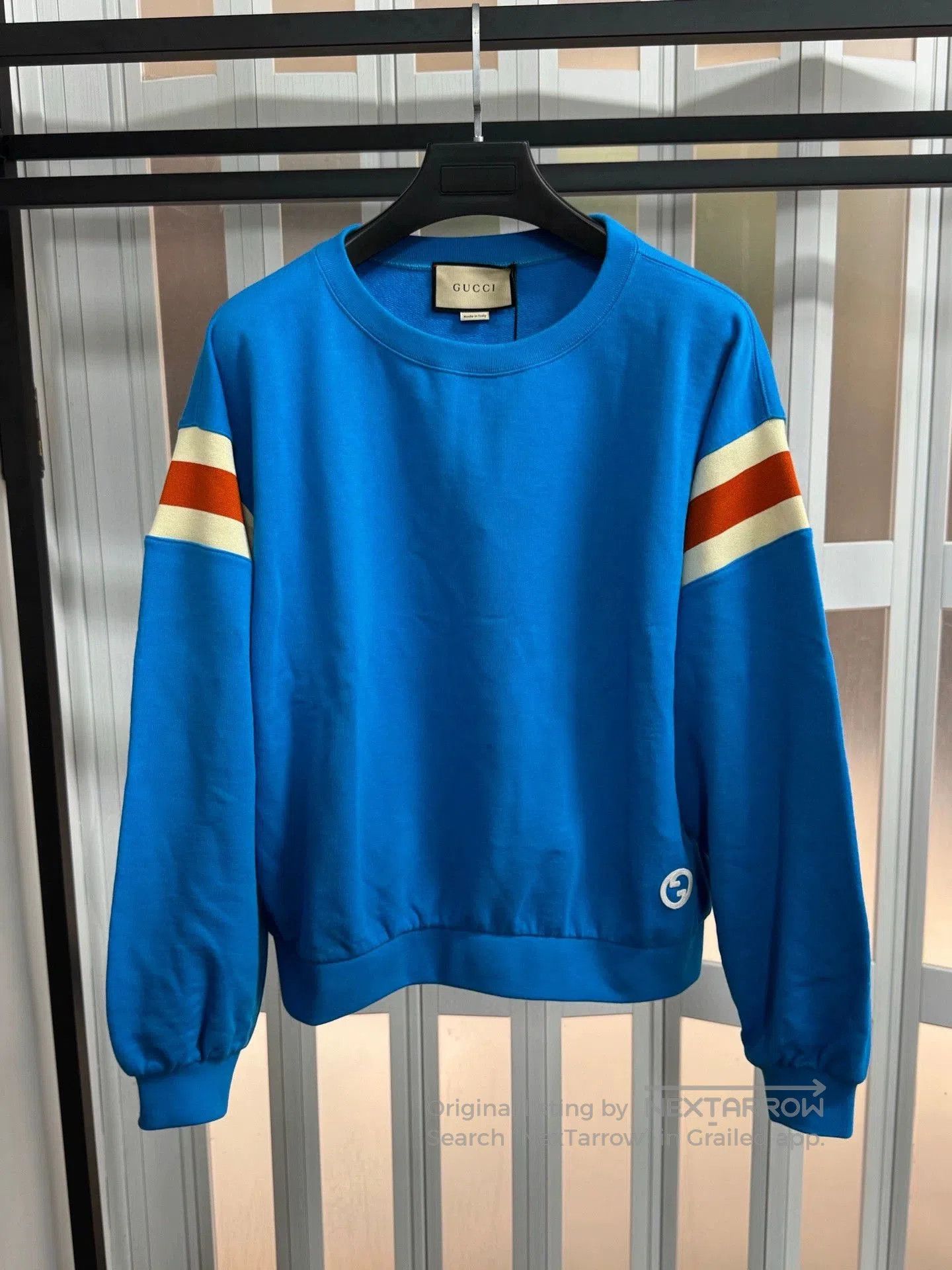 Gucci gucci blue sweatshirt with shoulder details. Size US XS / EU 42 / 0 - 1 Thumbnail