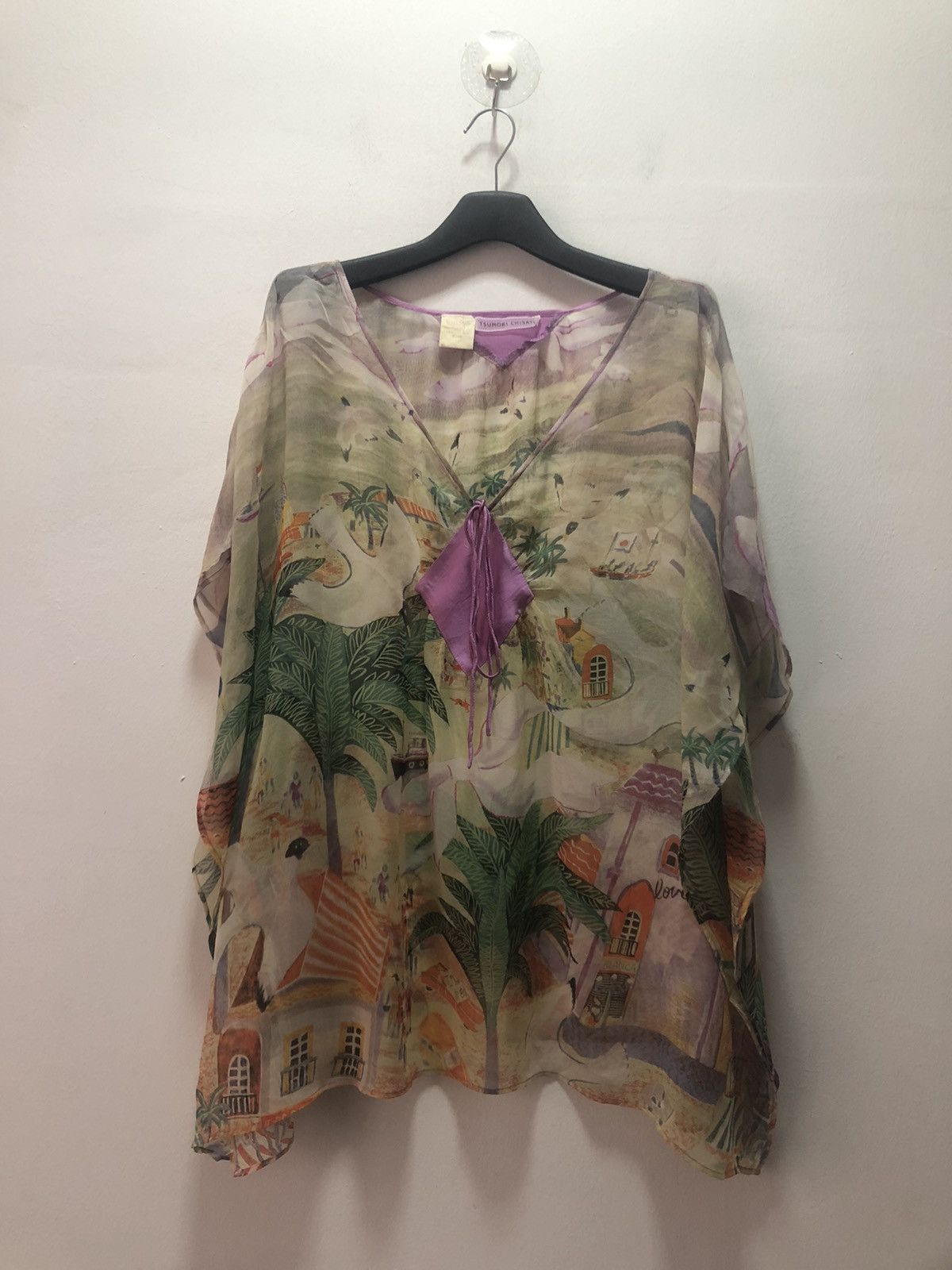 Issey Miyake × Tsumori Chisato TSUMORI CHISATO Shirt Blouse Japan Hawaiian Issey Miyake Size M / US 6-8 / IT 42-44 - 1 Thumbnail