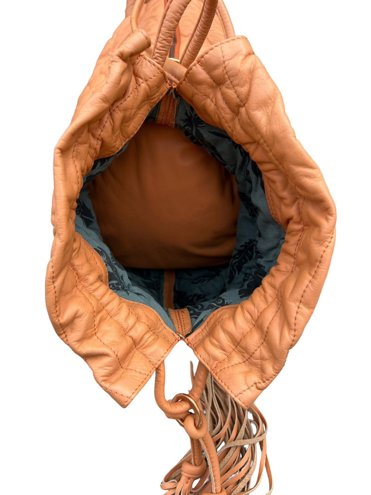 Japanese Brand × Leather Hyde Sacha Knight Quilt Puffer Large Leather Bag Size ONE SIZE - 25 Thumbnail