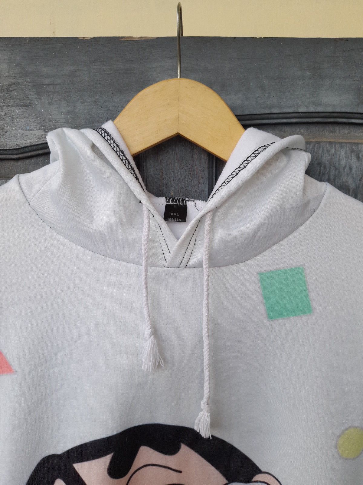 Japanese Brand Crayon Shinchan & Shiro Hoodie Cute Anime Streetwear Japan Size US XXL / EU 58 / 5 - 2 Thumbnail