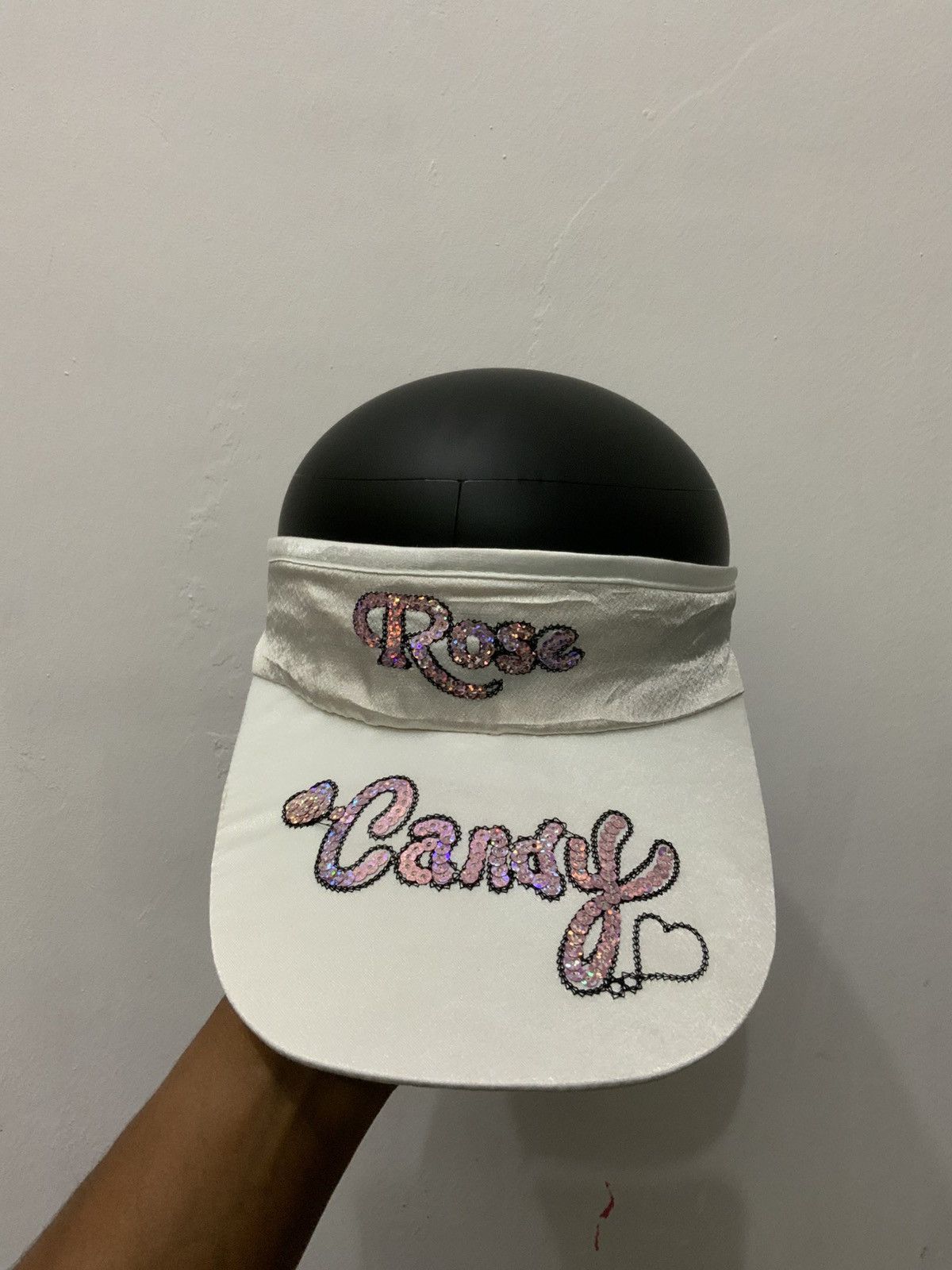 Fashion Victim Candy Rose Avant Garde Visor Hat Size ONE SIZE - 5 Thumbnail