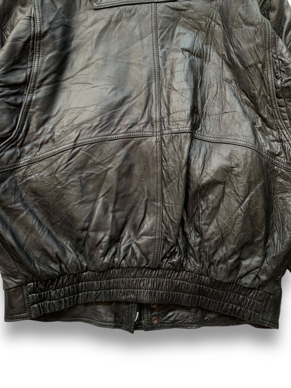 Genuine Leather Vintage Japanese Brand Maxima Flight Bomber Leather Jacket Size US M / EU 48-50 / 2 - 14 Thumbnail