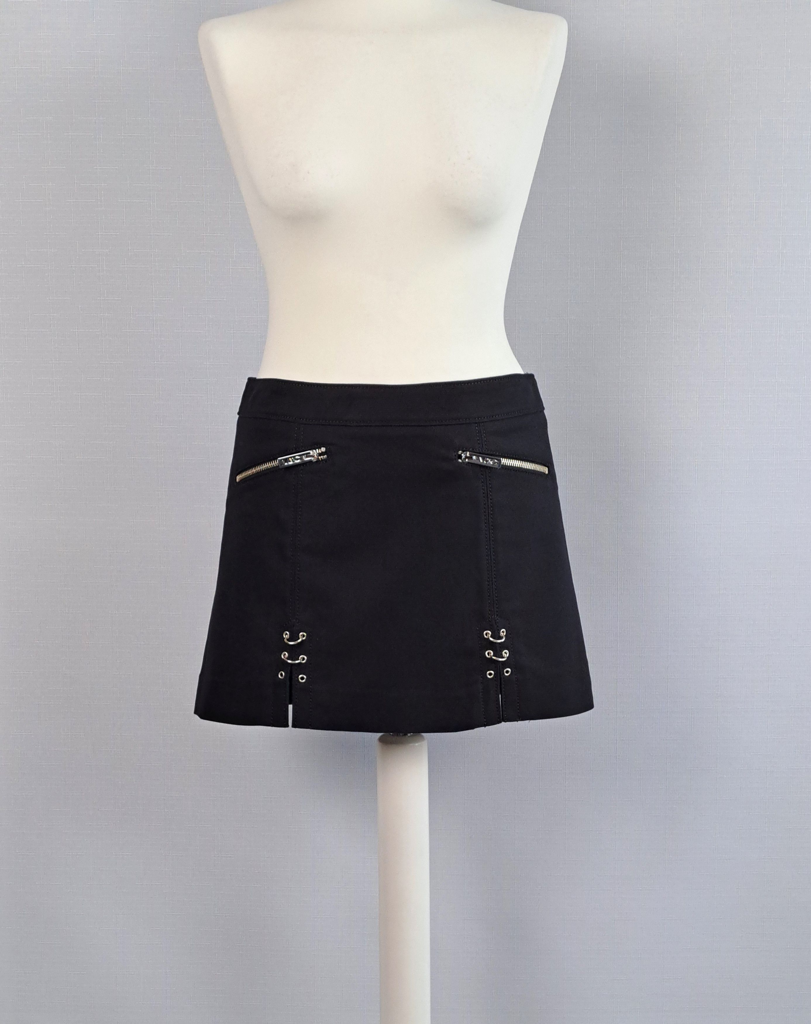 Versace Jeans Couture Versace Jeans Couture black mini skirt. Size 40IT Size 27" / US 4 / IT 40 - 7 Thumbnail