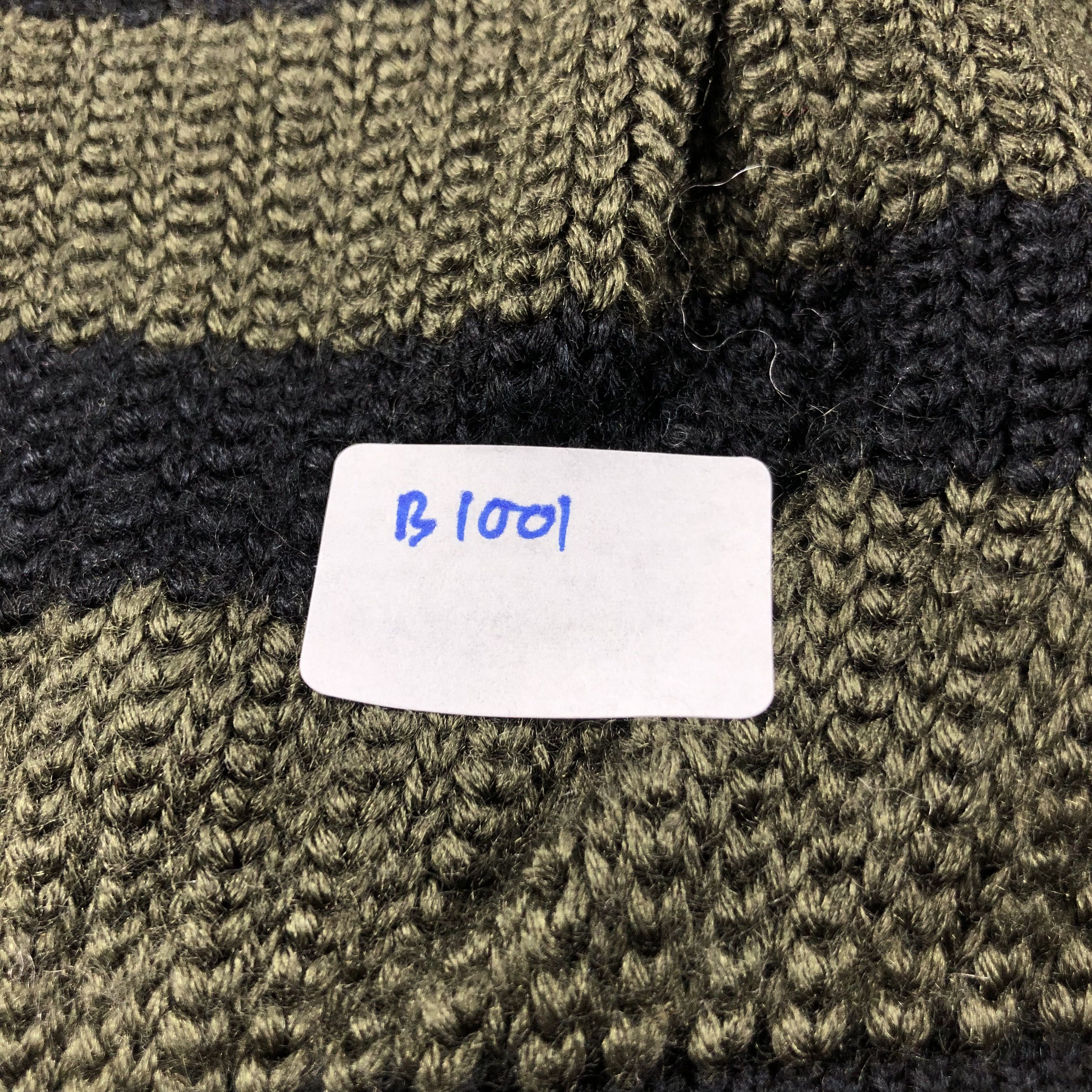 Vintage Egoist Stripe Beanie Snowcap Snow Hat B1001 Size ONE SIZE - 6 Thumbnail