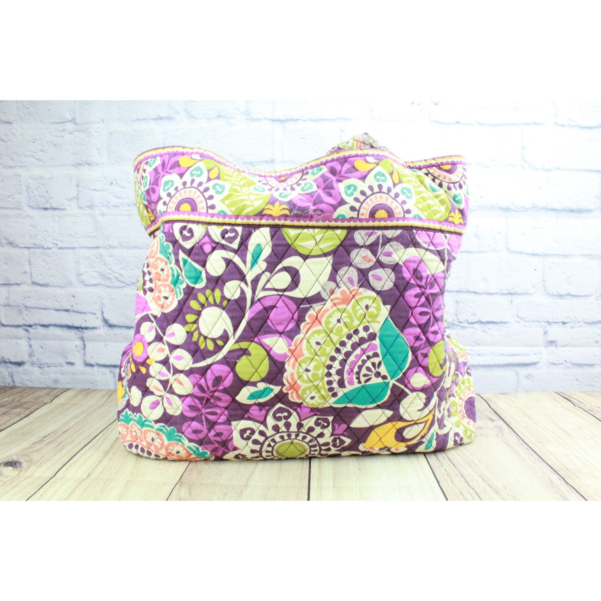 Vera Bradley Vera Bradley Quilted Flowers Spring Open Top Tote Bag Size ONE SIZE - 3 Thumbnail