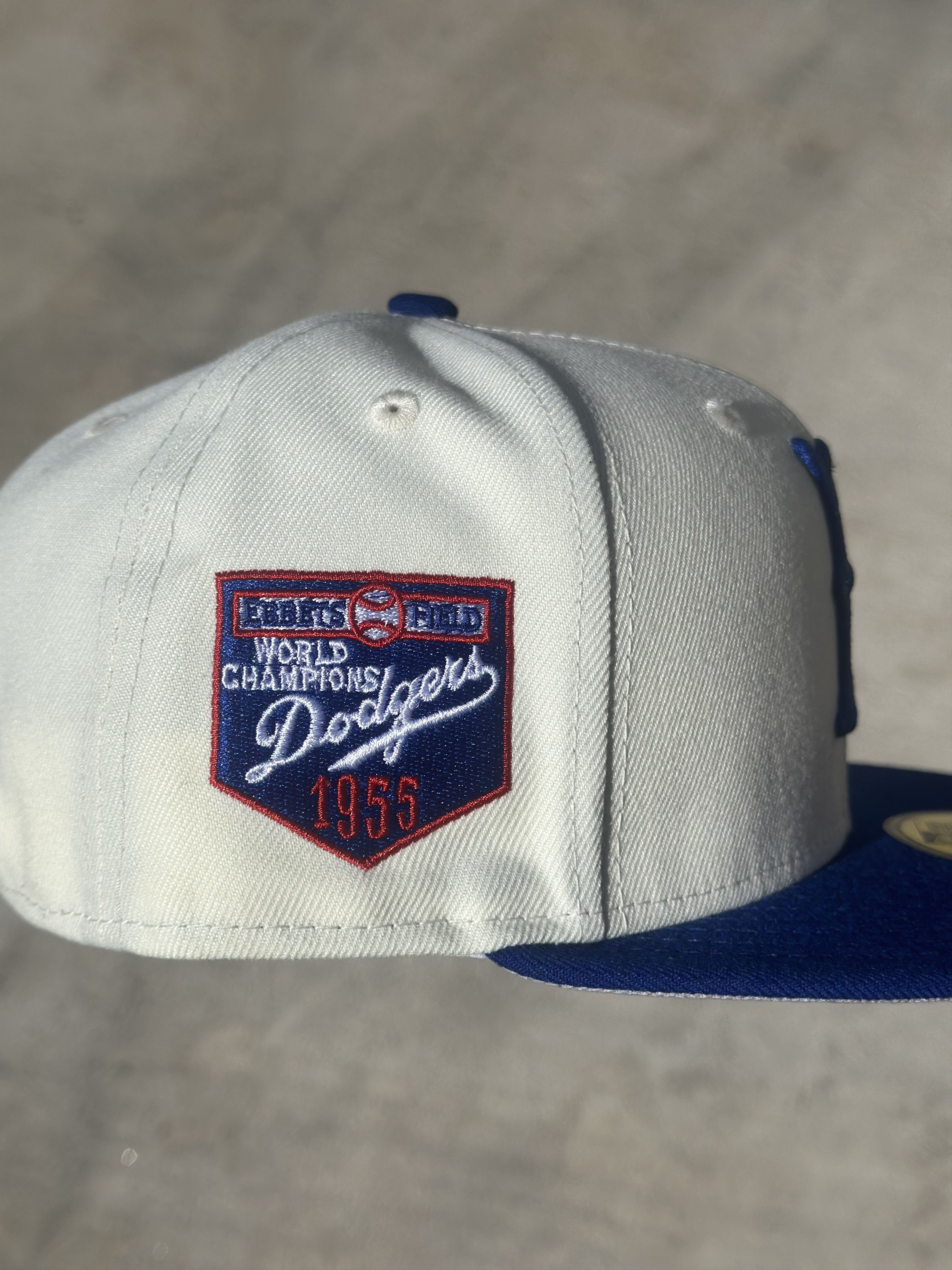 Hat Club 7 1/2 Brooklyn Dodgers 1955 WS Champions Fitted Size ONE SIZE - 2 Thumbnail