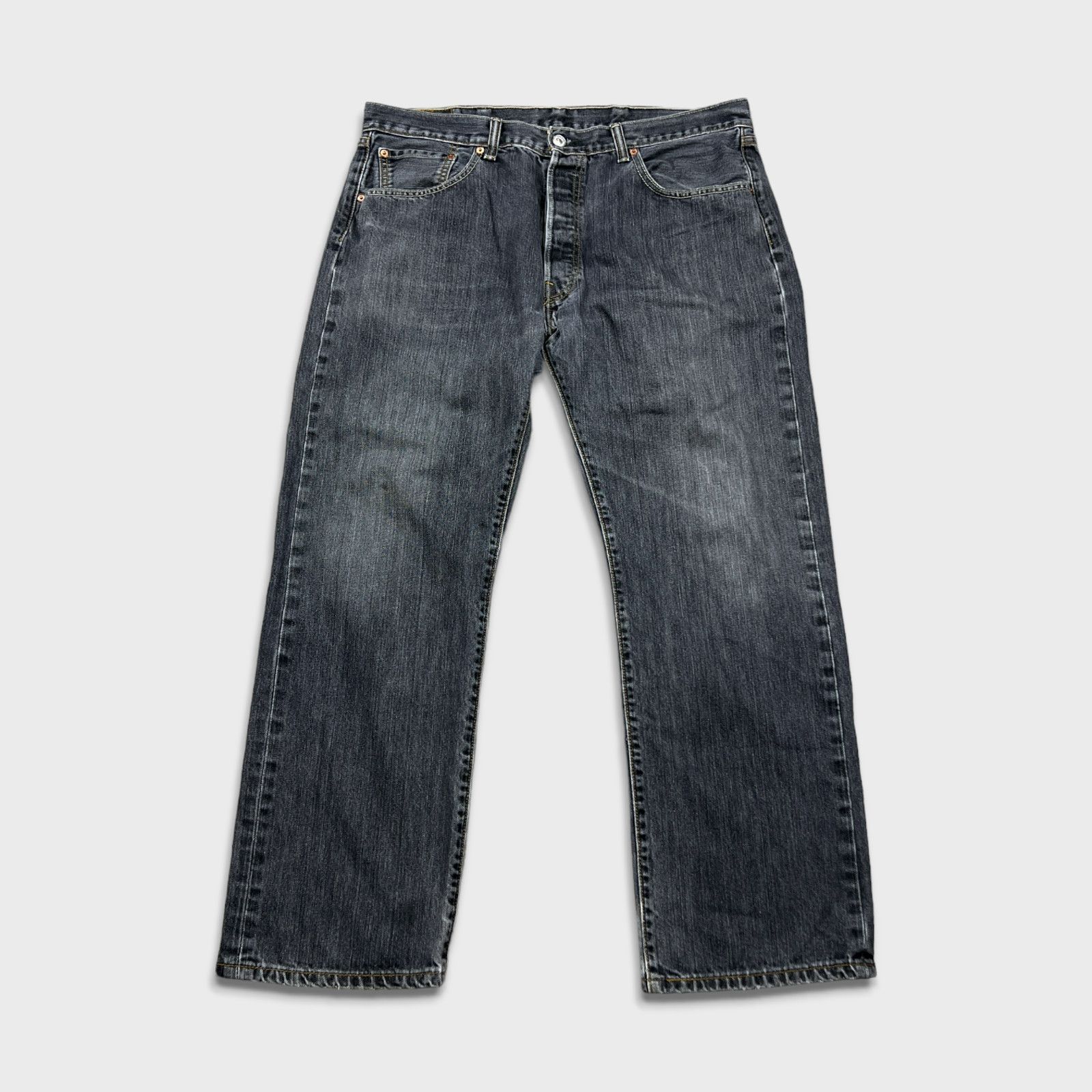 Levi's × Vintage Levi's 501 Jeans 38x30 Original Fit Straight Faded Pants Size US 38 / EU 54 - 1 Thumbnail