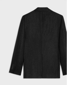 Celine o1w1db10526 2V90V4 Carnaby Jacket in Black Size US XL / EU 56 / 4 - 2 Thumbnail