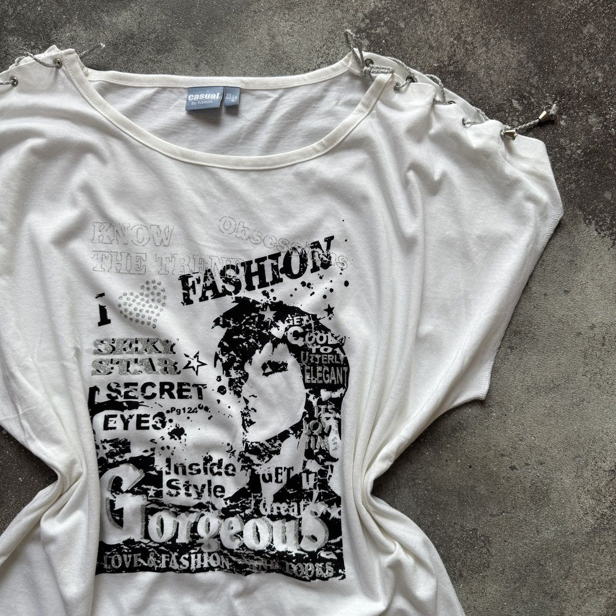Hysteric Glamour 2000’s Aesthetic Y2K Glamour Sexy Archive T-Shirt Size M / US 6-8 / IT 42-44 - 3 Thumbnail