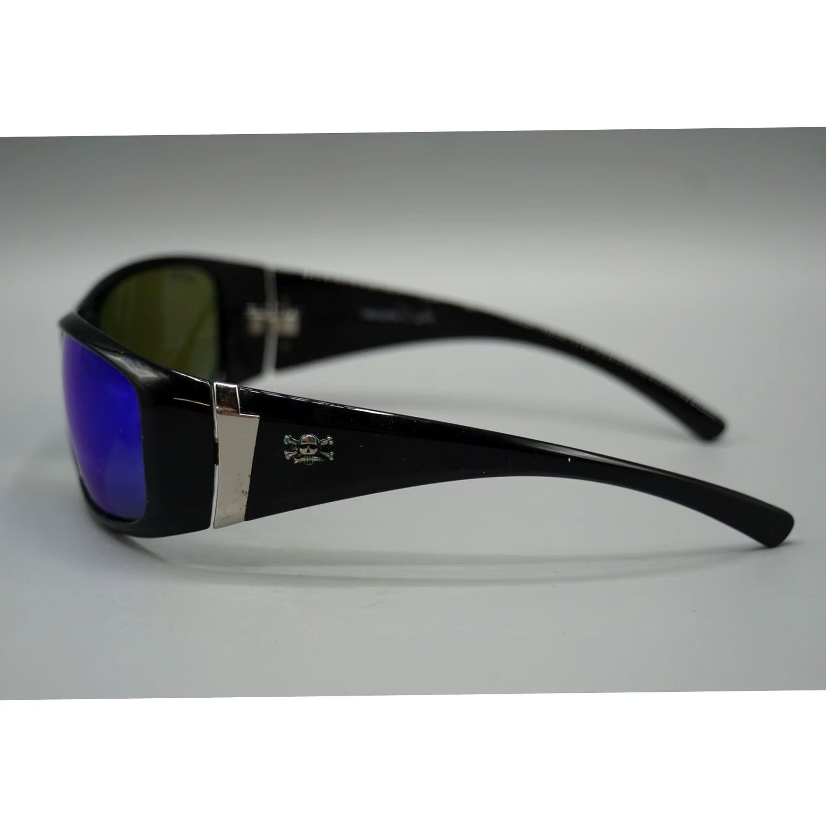 Frame Calcutta Polarized Sunglasses Sport Black Frame Blue Mirror Lens Fishing Men Size ONE SIZE - 3 Thumbnail