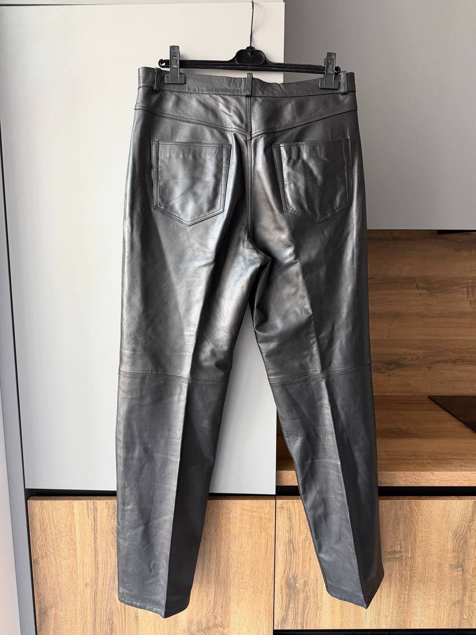 Other Y2K Vintage Leather Pants Opium Style Alt Biker USA Rare L Size US 36 / EU 52 - 6 Thumbnail