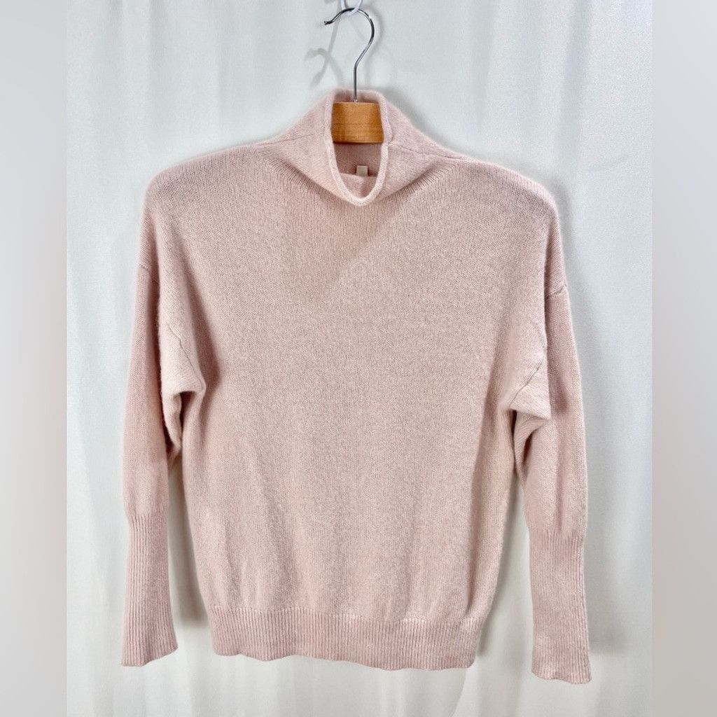 Other Babaton Bow Pink 100% Cashmere Mock Neck Sweater Size S Size S / US 4 / IT 40 - 2 Thumbnail
