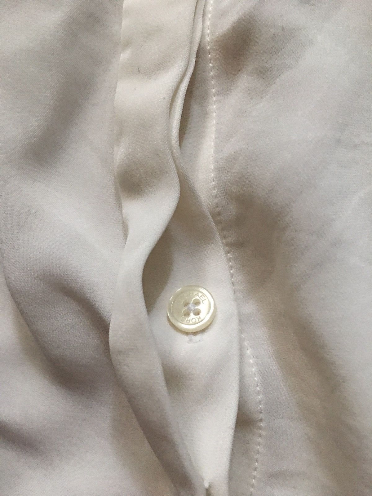 Michael Kors Michael Kors Chain-Neck Silk Blouse Sleeveless Size L Size L / US 10 / IT 46 - 12 Thumbnail