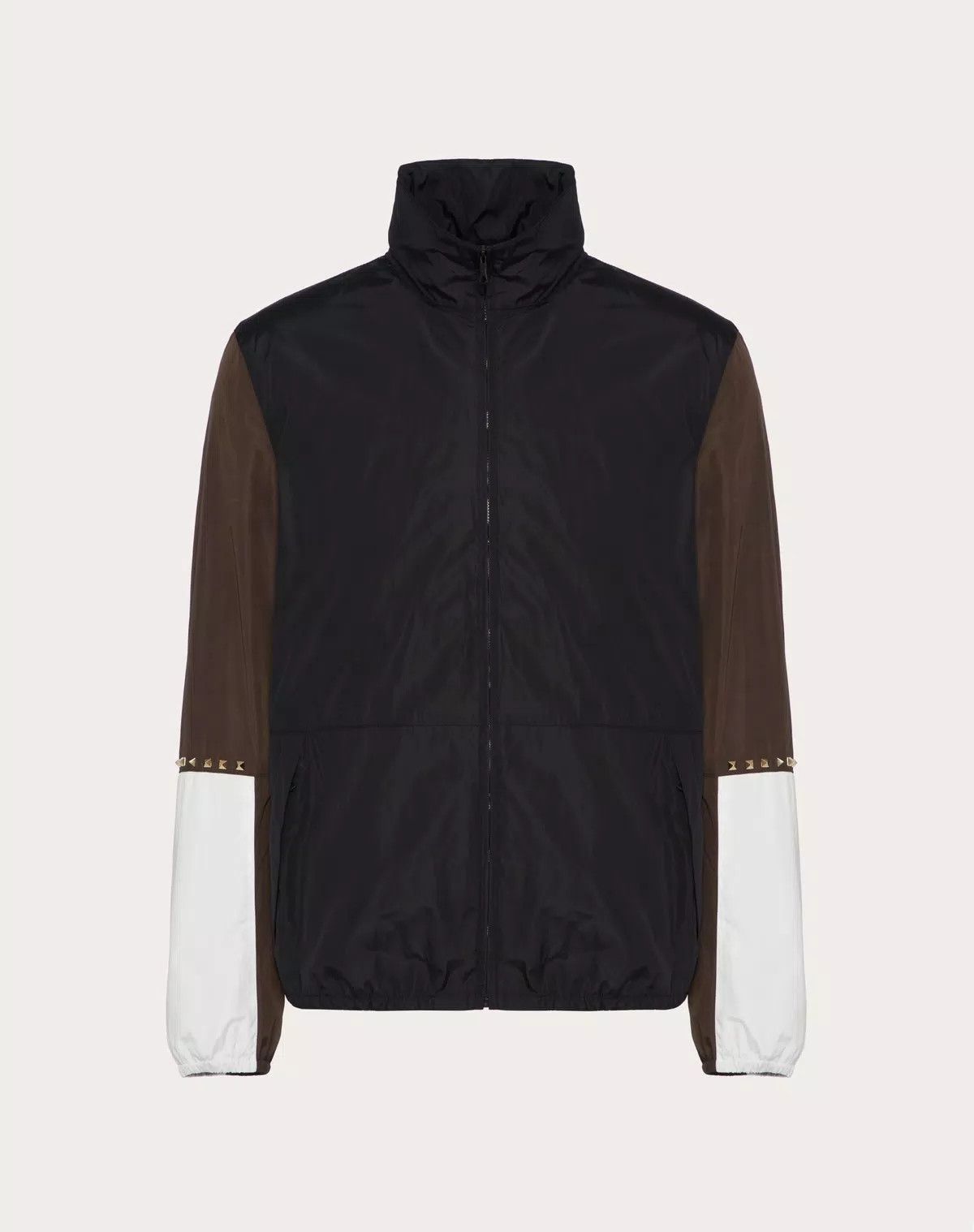 Valentino oc11z0625 Rockstud Untitled Nylon Windbreaker in Black Size US L / EU 52-54 / 3 - 1 Thumbnail