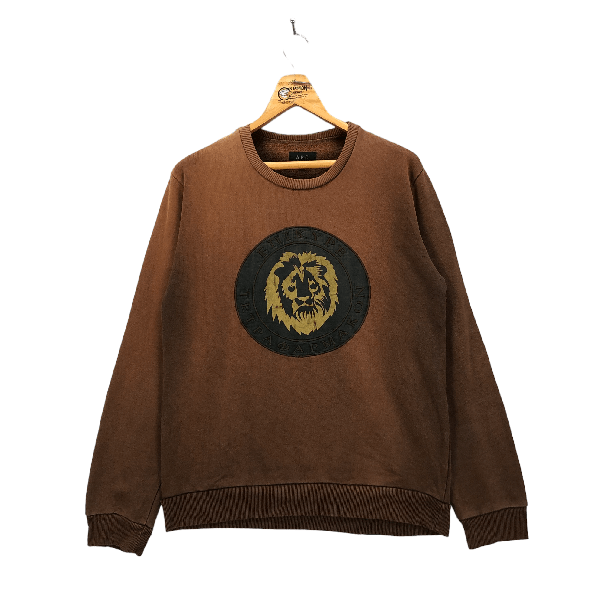 A.P.C. A.P.C. Lion King Face Graphics Printed Sweatshirts #5299-183 Size US M / EU 48-50 / 2 - 1 Thumbnail