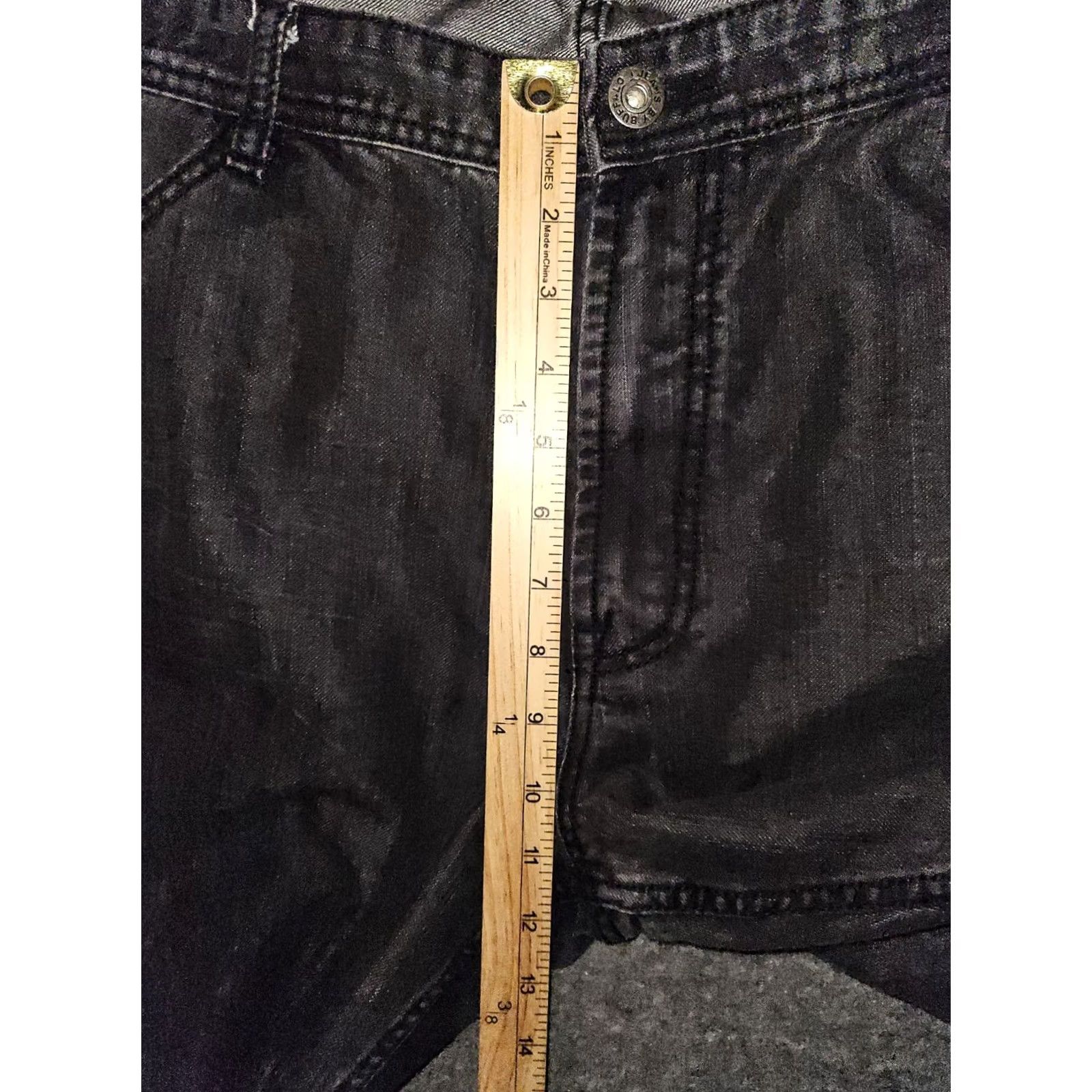 Vintage VINTAGE I Jeans by Buffalo Taylor Easy Straight Jeans Men's 44x30 Black Preppy Casual Shirt? Size US 44 / EU 60 - 5 Thumbnail