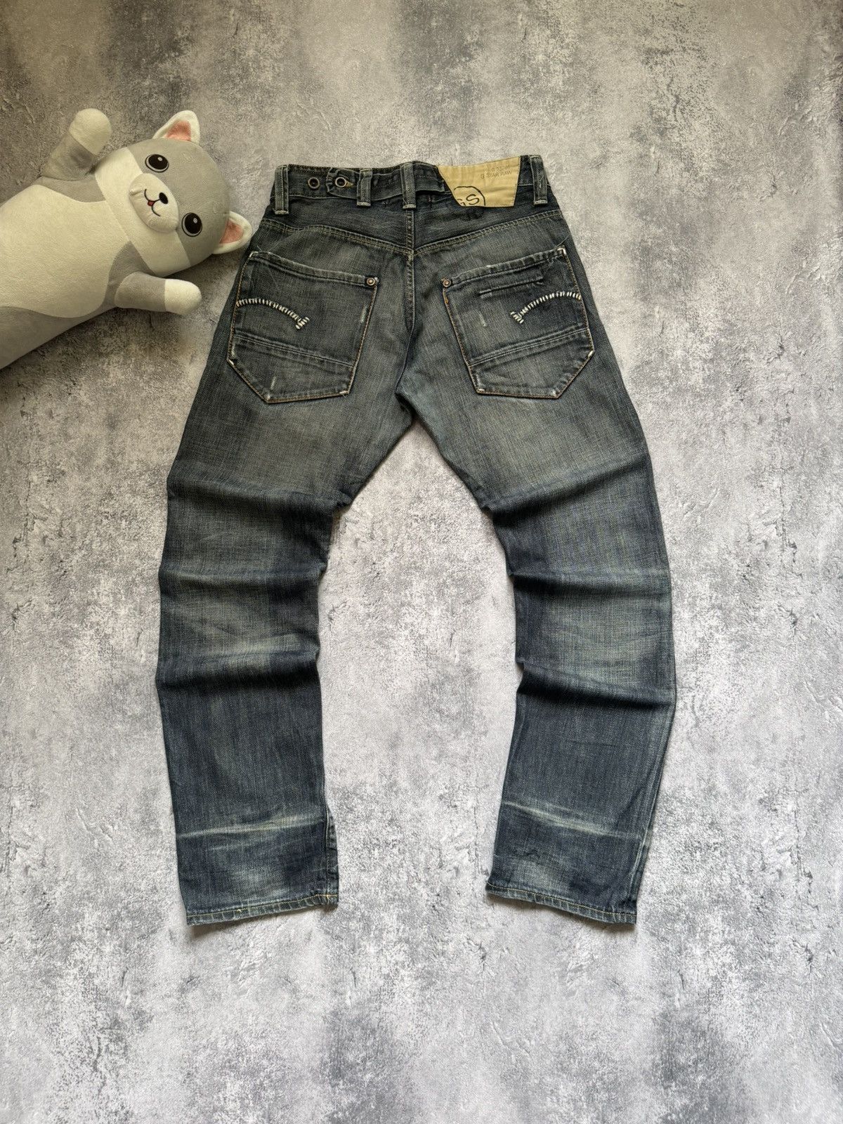 G-Star G-Star Raw 3301 Denim Jeans Faded Grey Size US 31 - 1 Thumbnail