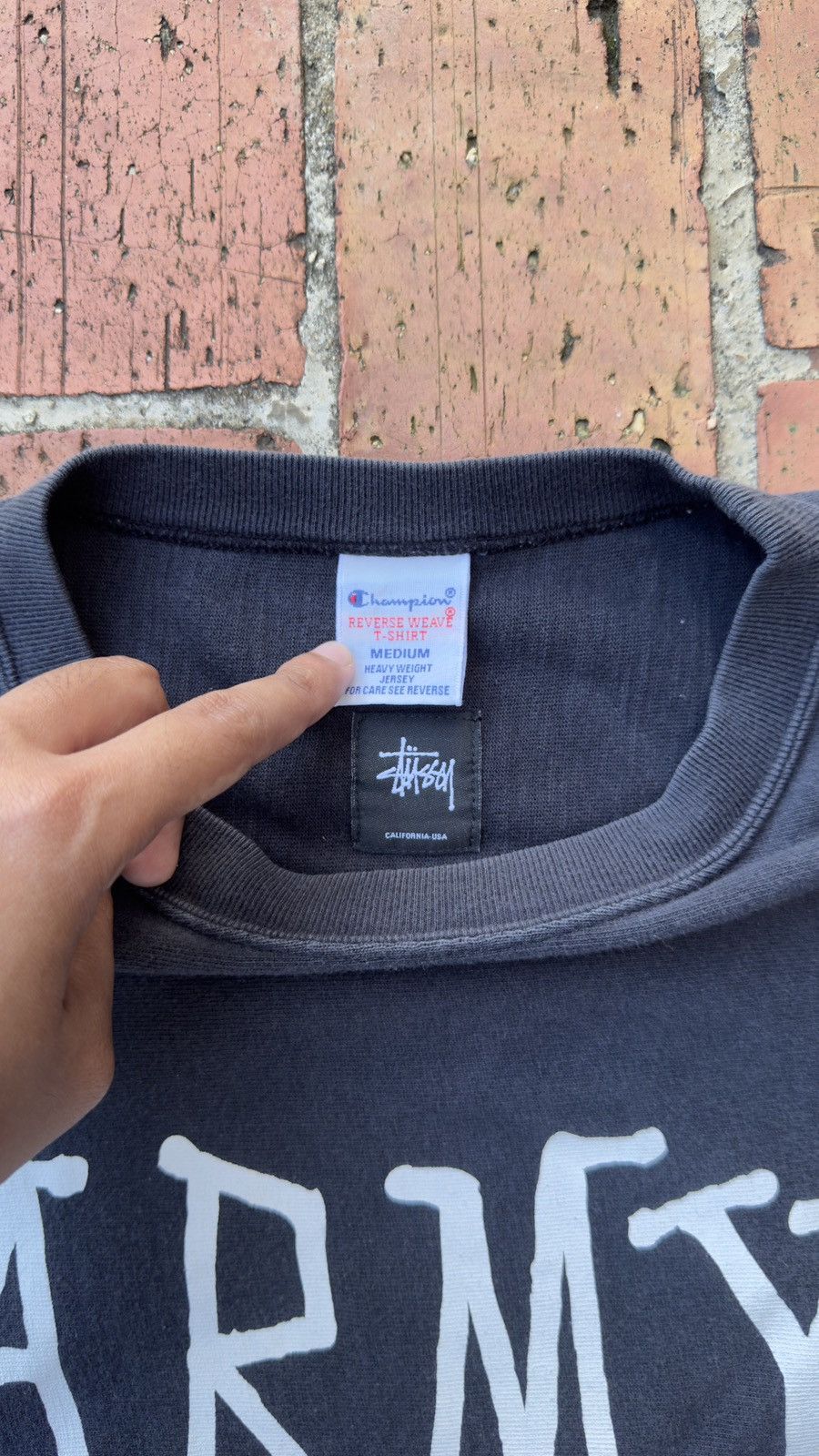 Champion × Stussy Stussy x Champion reverse weave Size US M / EU 48-50 / 2 - 2 Thumbnail