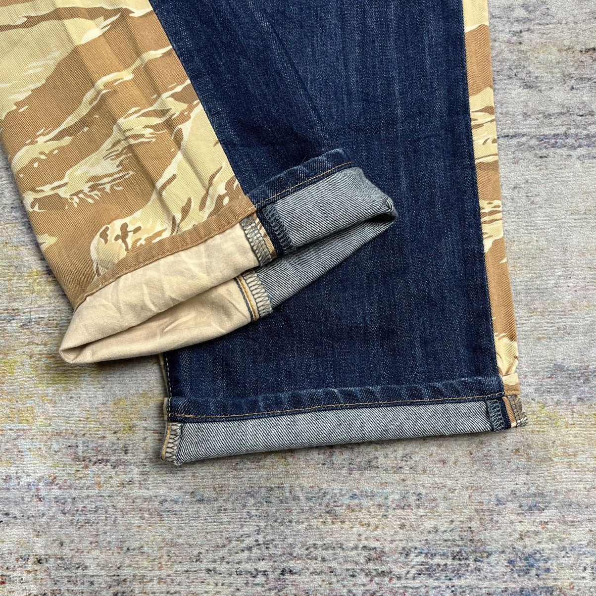 KOJIMA GENES Kojima genes tiger stripe hybrid denim pants Size US 34 / EU 50 - 6 Thumbnail