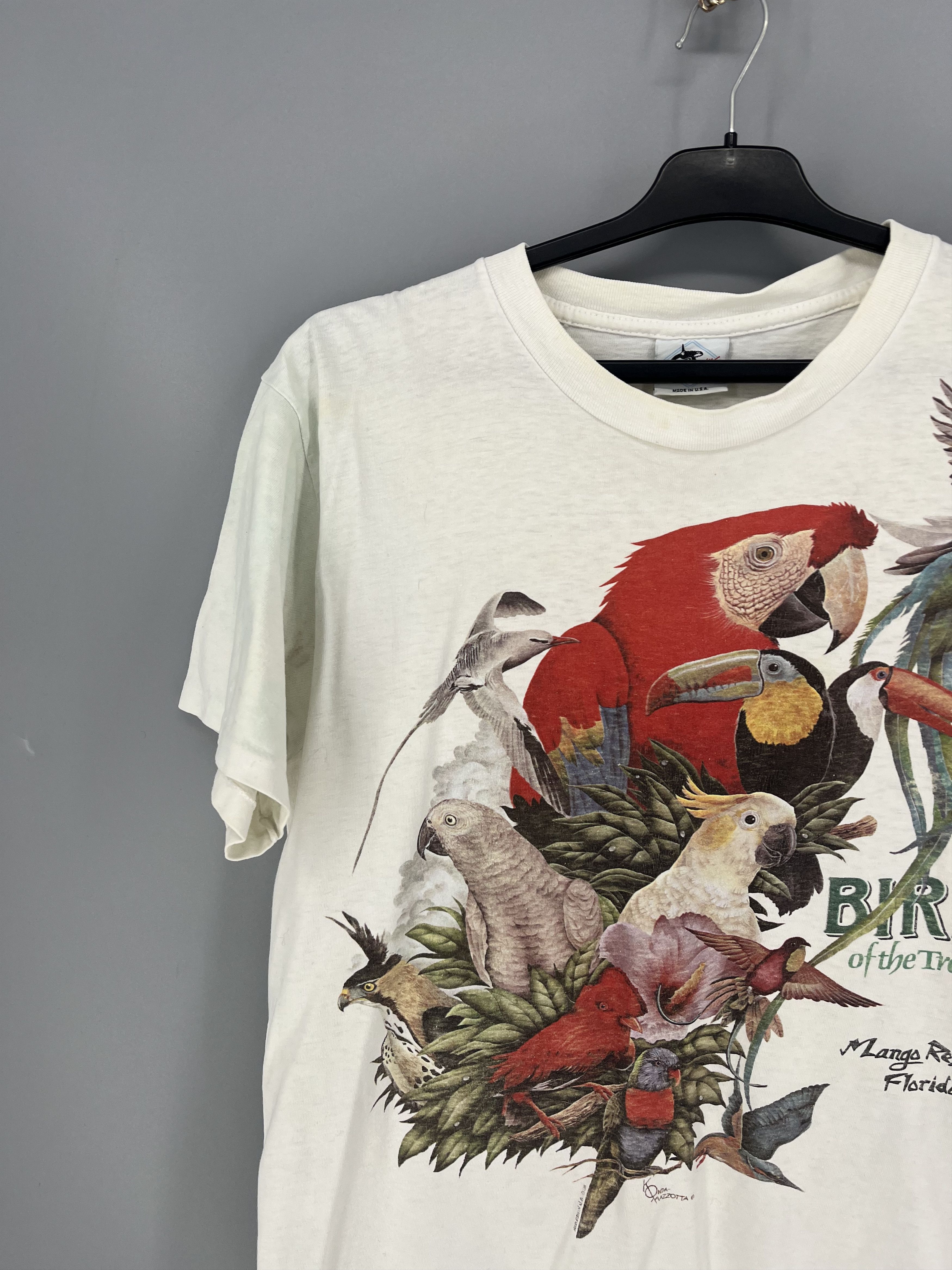 Band Tees Vtg 80s Birds Of The Tropics Faded Shirt L Single Stitch Size US L / EU 52-54 / 3 - 4 Thumbnail