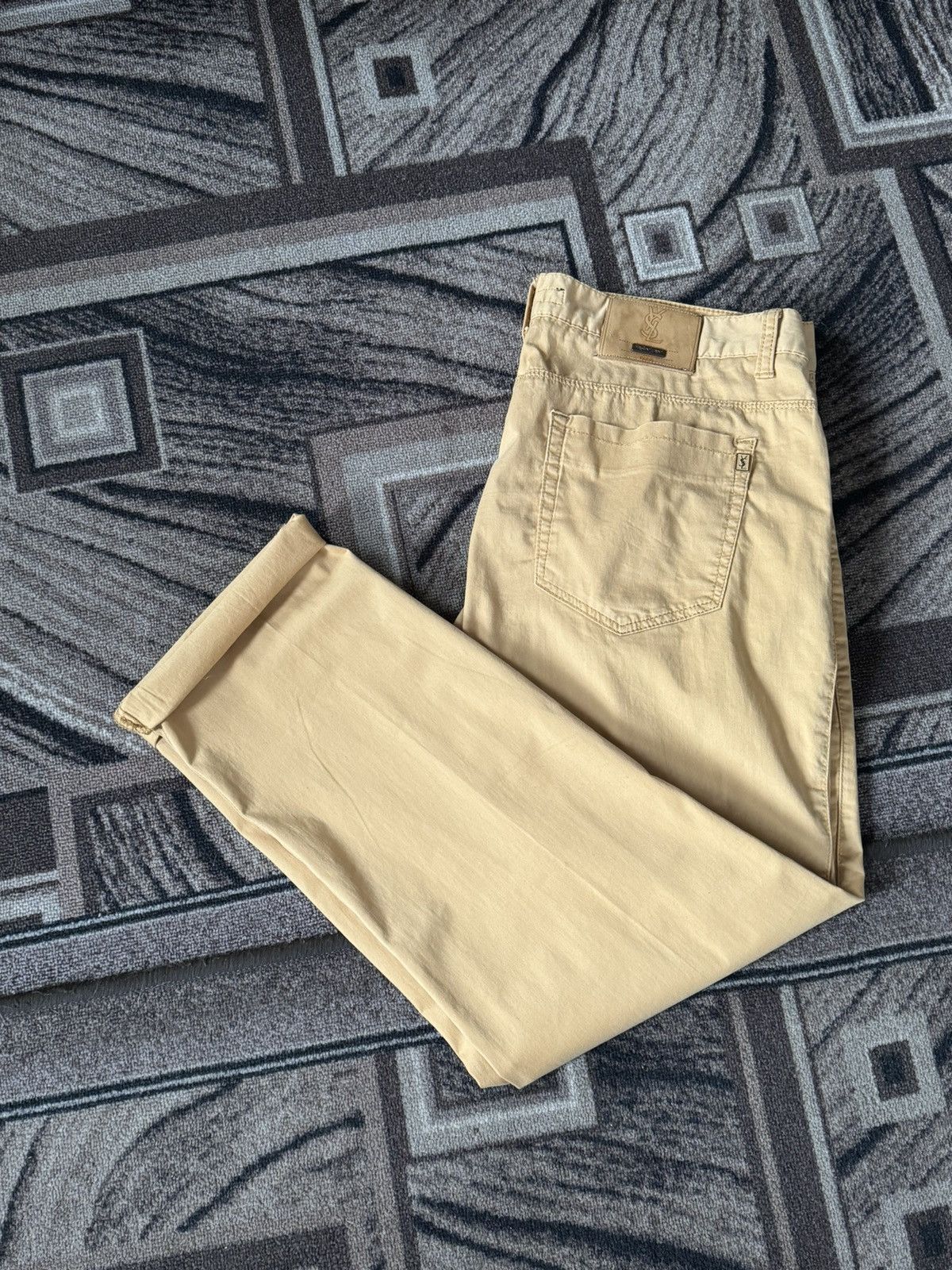 Vintage × Yves Saint Laurent Vintage Casual Pants YSL Yves Saint Lauren Luxury Designs Size US 36 / EU 52 - 1 Thumbnail