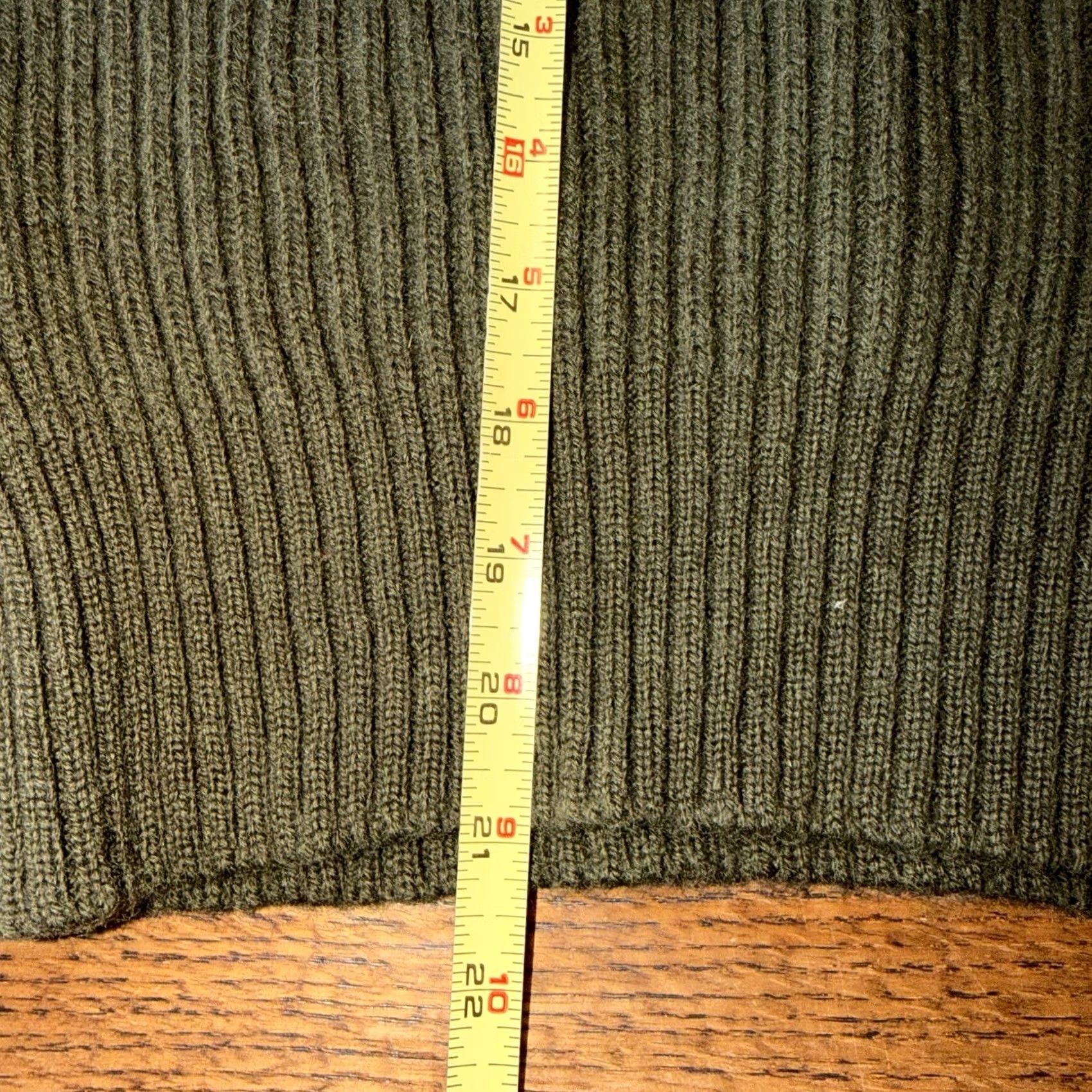 Commando VINTAGE DSCP Valor Collection Commando Sweater Mens 32 XXS Green Wool Military Casual Knit Crew Neck Long Sleeve Ribbed Regular Shirt? Size US XS / EU 42 / 0 - 6 Thumbnail
