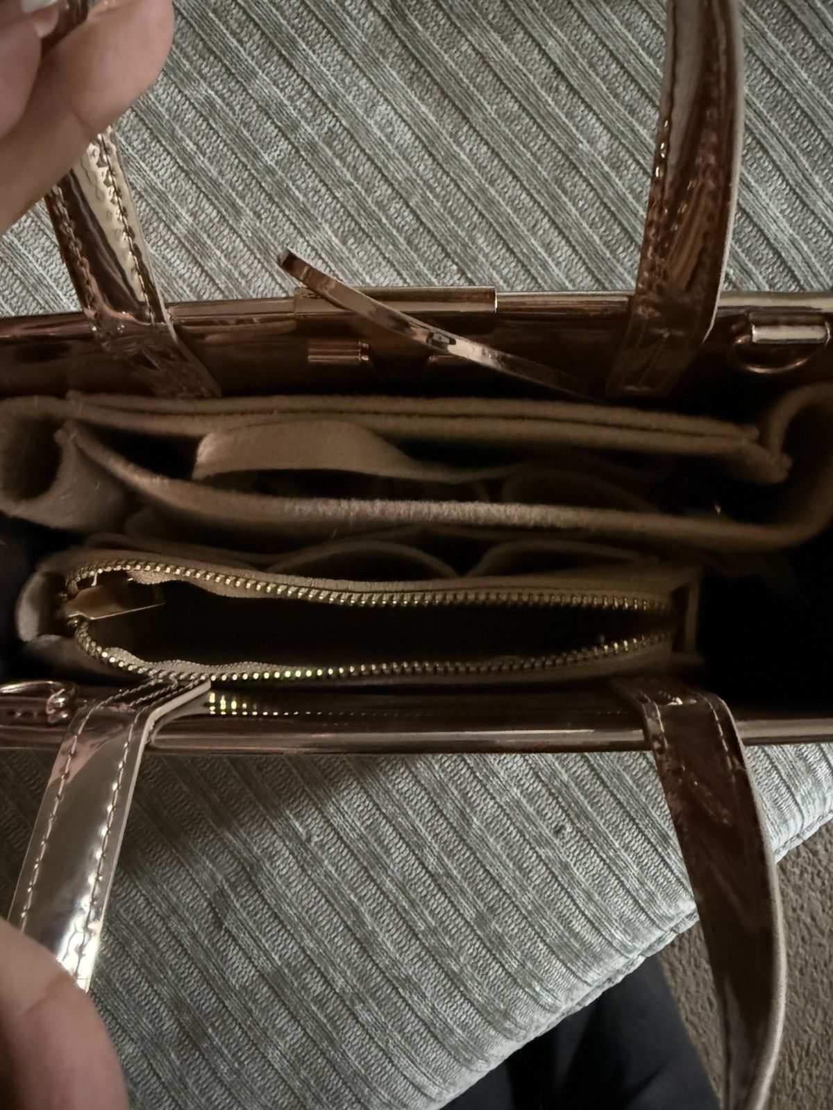 Off-White Off-white rose gold metallic box bag Size ONE SIZE - 5 Thumbnail