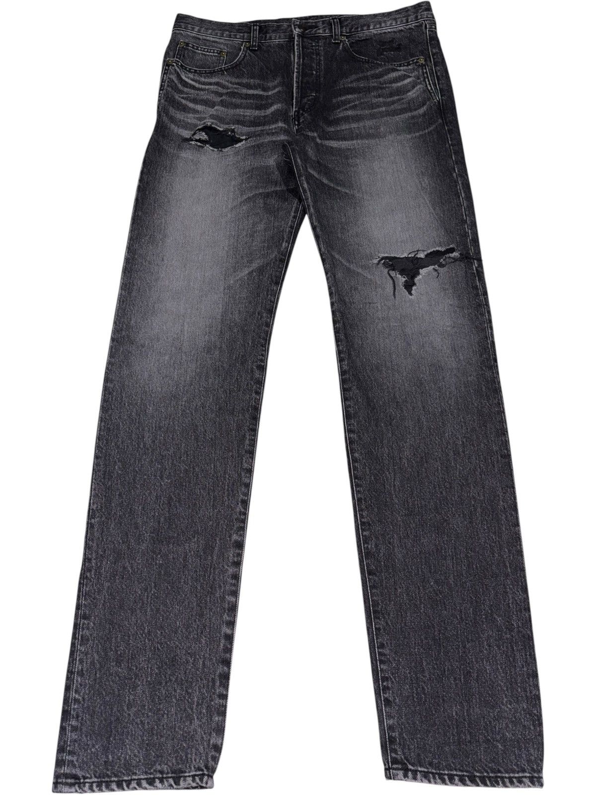 Saint Laurent Paris 36 2017 Saint Laurent Paris D14 Jeans Distresed denim crash Size US 36 / EU 52 - 1 Thumbnail