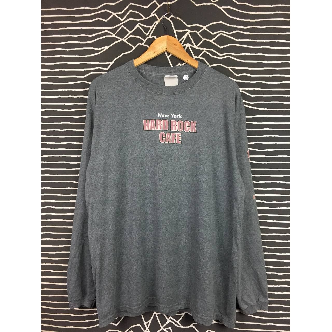 Hard Rock Cafe × Vintage Hard Rock Cafe New York Love All Serve All Longsleeve Tee Size US XL / EU 56 / 4 - 1 Thumbnail
