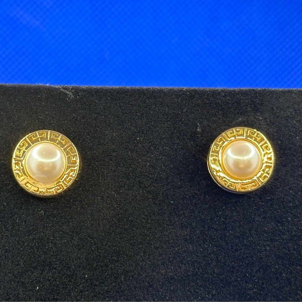 Givenchy GIVENCHY pierced gold and pearl earrings Size ONE SIZE - 1 Thumbnail