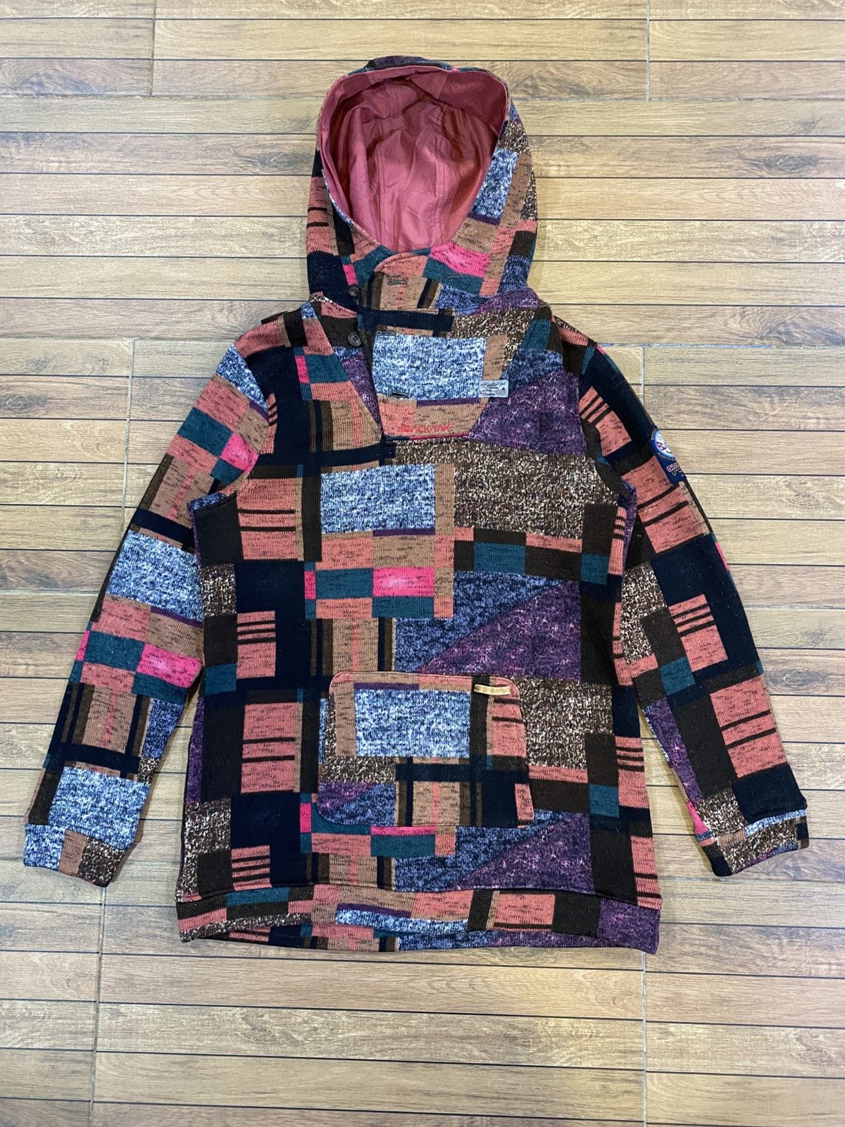 Other Vintage BLACK YAK Knit Hoodie Gorpcore Vintage 1973 Size S / US 4 / IT 40 - 1 Thumbnail