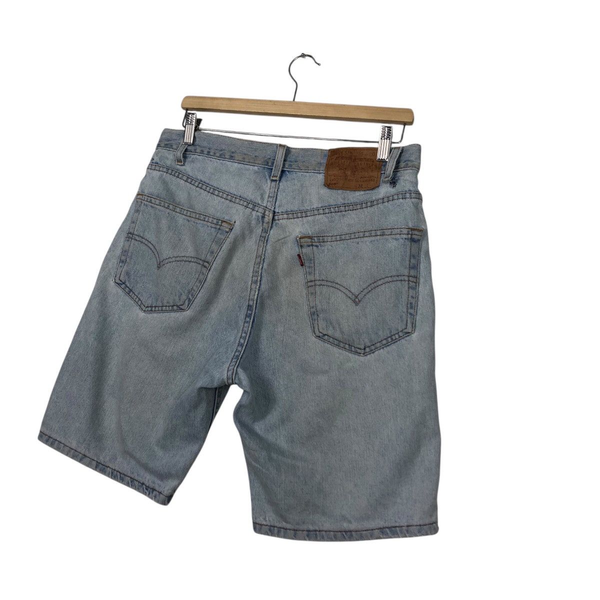 Levi's 📌Vintage Short Denim Jeans Levi's Lot 505 Biker Style Size US 32 / EU 48 - 11 Thumbnail