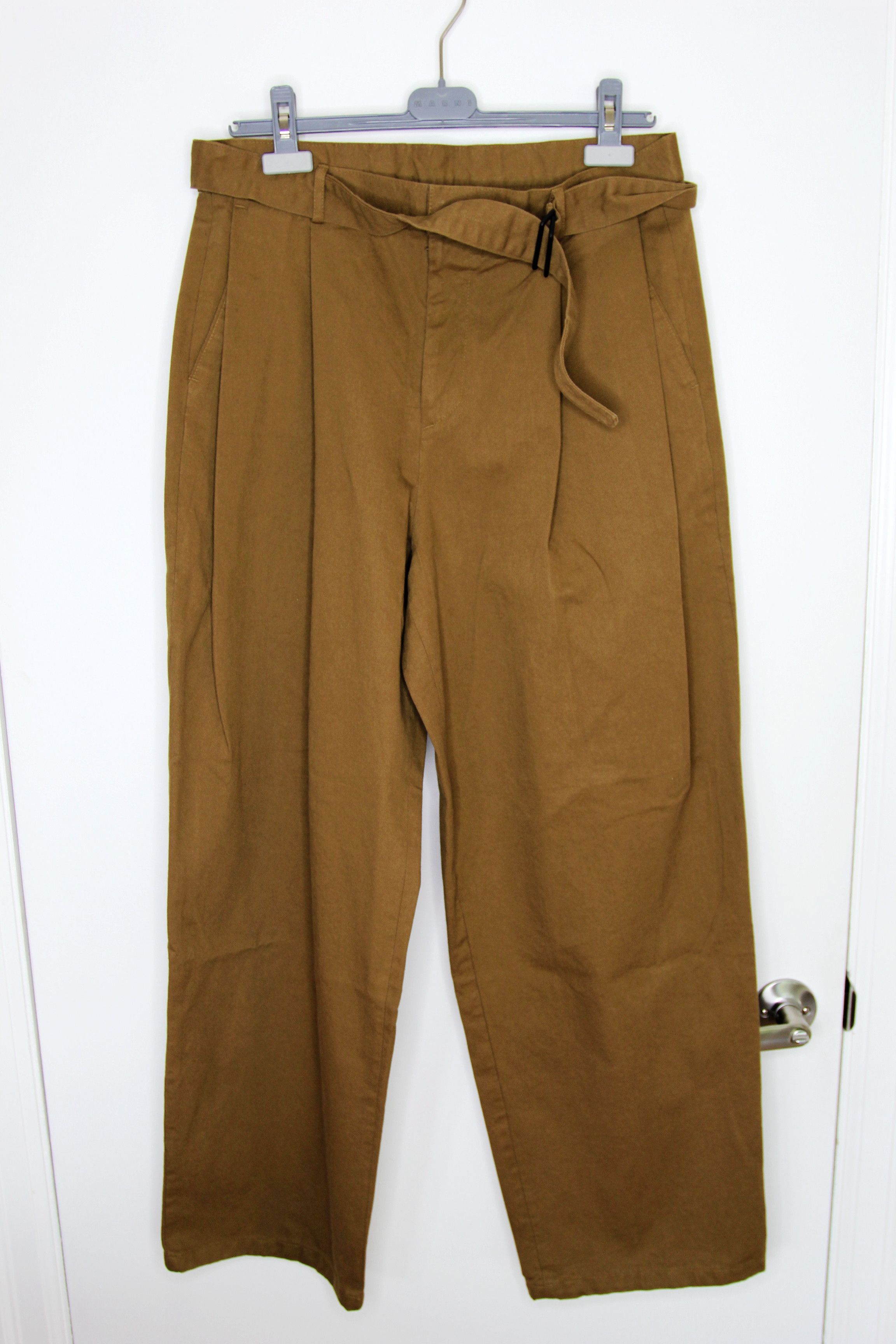 Other BNWT SS25 CRKG PLEATED BELTED PANTS S Size US 30 / EU 46 - 2 Thumbnail