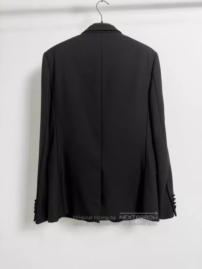 Saint Laurent Paris Saint Laurent Paris Black Smoking Suit Peak Lapel Suit Size US M / EU 48-50 / 2 - 2 Thumbnail