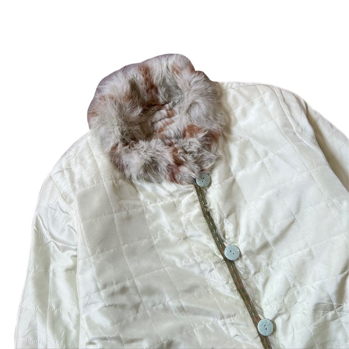 Balmain Balmain Fur Fuax Silk Reversible Jacket Size L / US 10 / IT 46 - 4 Thumbnail