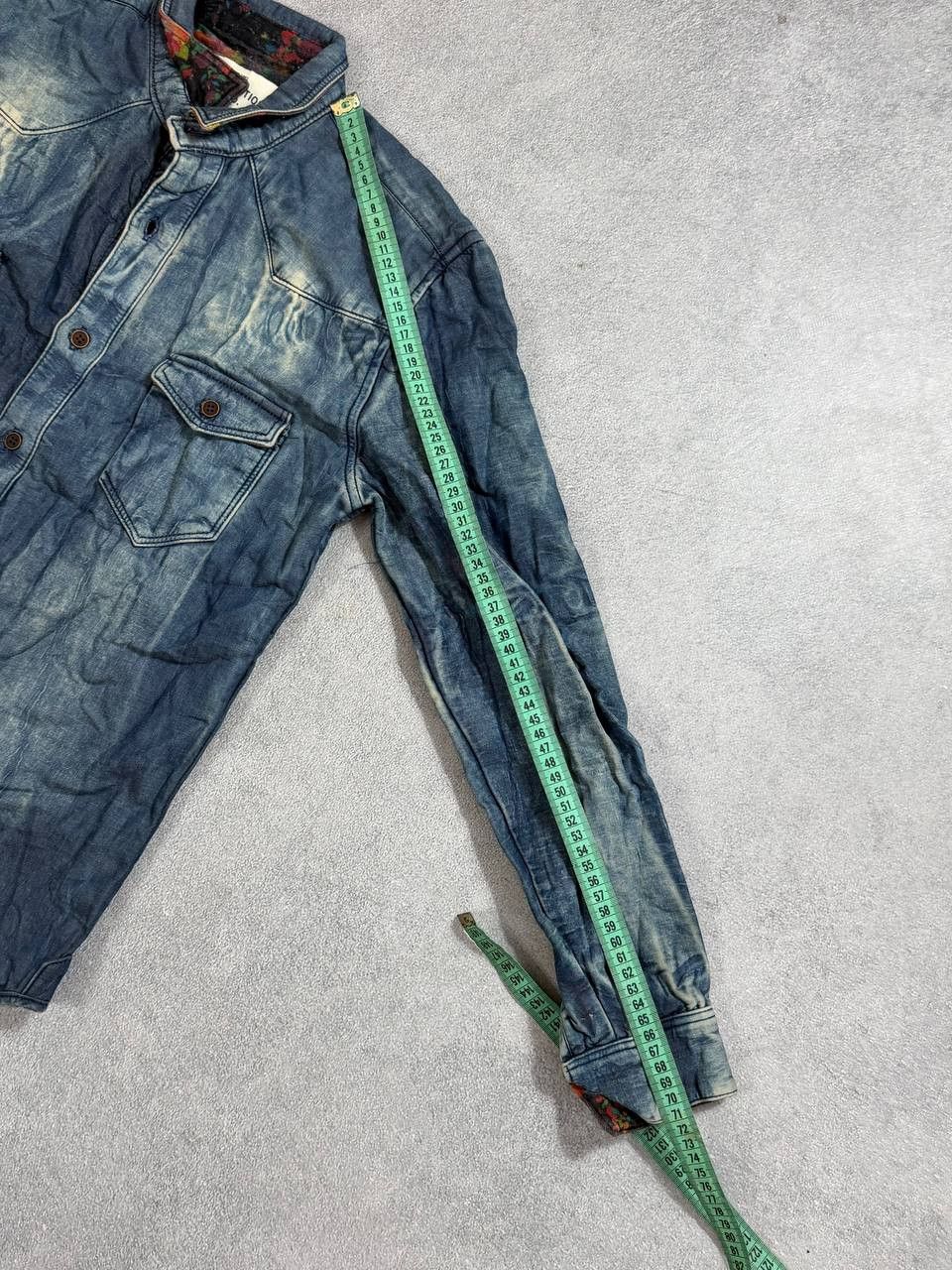 Japanese Brand Denim buttons hype hysteric glamour style denim jacket y2k Size US S / EU 44-46 / 1 - 13 Thumbnail