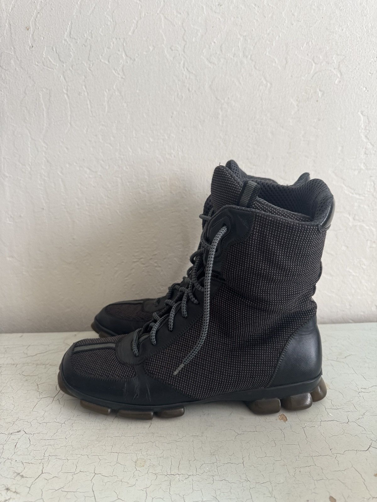 Miu Miu Miu Miu Bubble Sole Boots Size US 7 / IT 37 - 2 Thumbnail