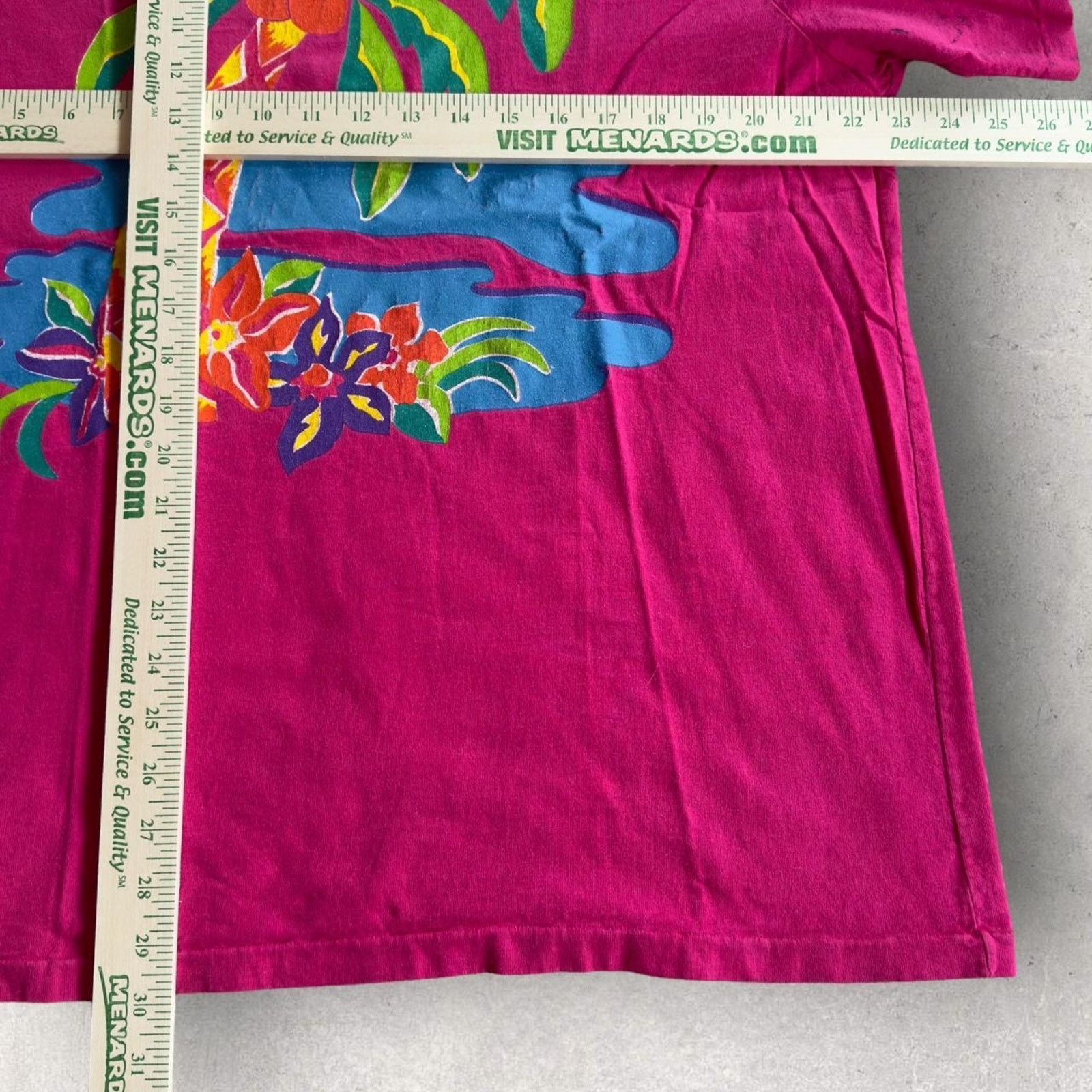 Vintage Vintage Single Stitch Beach T-Shirt Size US XL / EU 56 / 4 - 3 Thumbnail