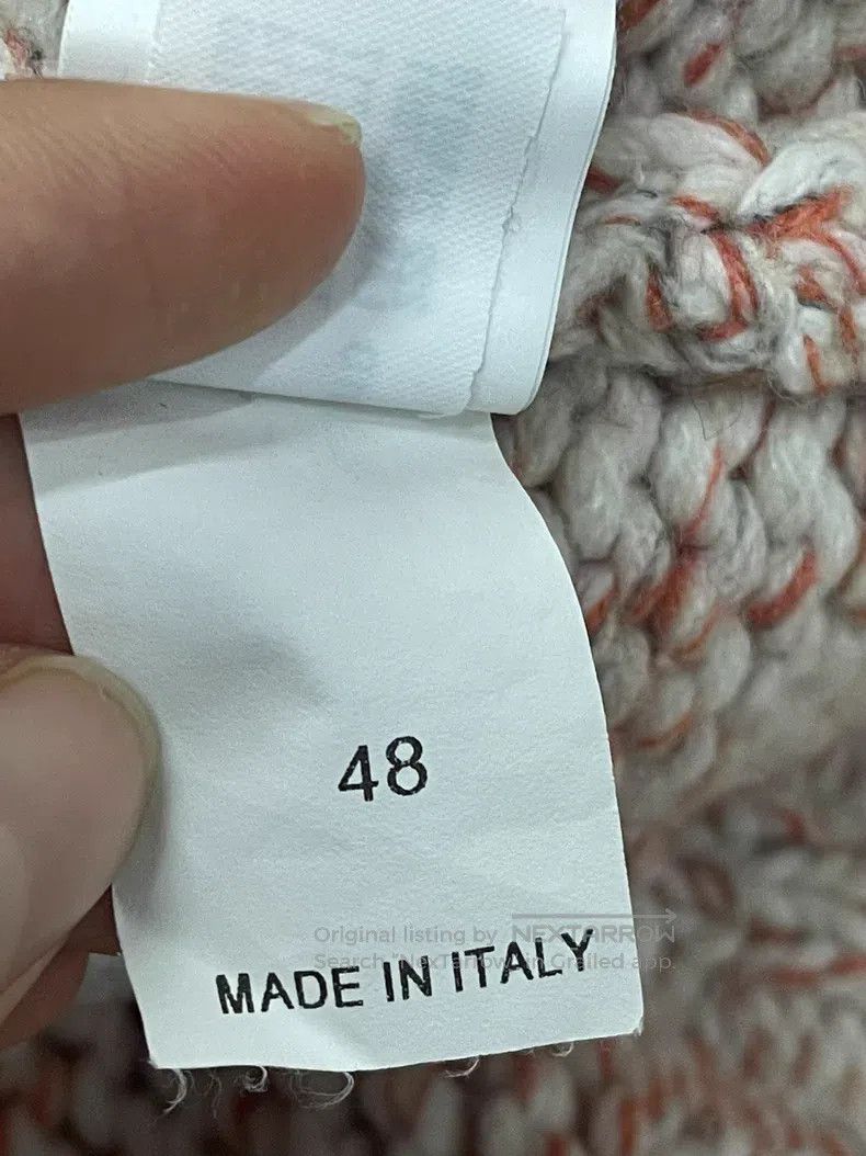 Brunello Cucinelli Brunello Cucinelli Pink and White Cashmere and Wool Sweate Size US M / EU 48-50 / 2 - 7 Thumbnail