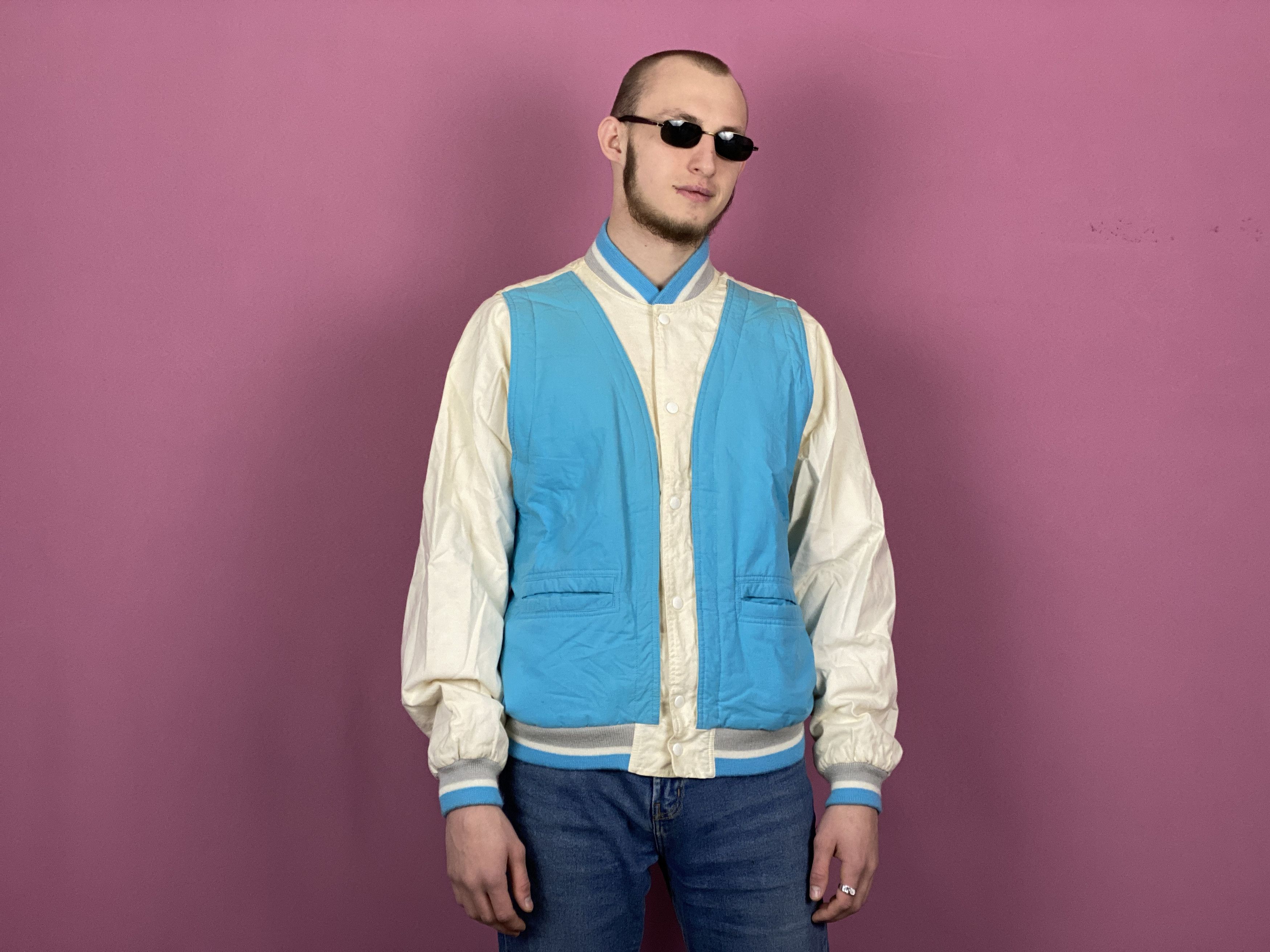 Vintage 90s Dash Vintage Men's Bomber Jacket - M Size US M / EU 48-50 / 2 - 4 Thumbnail