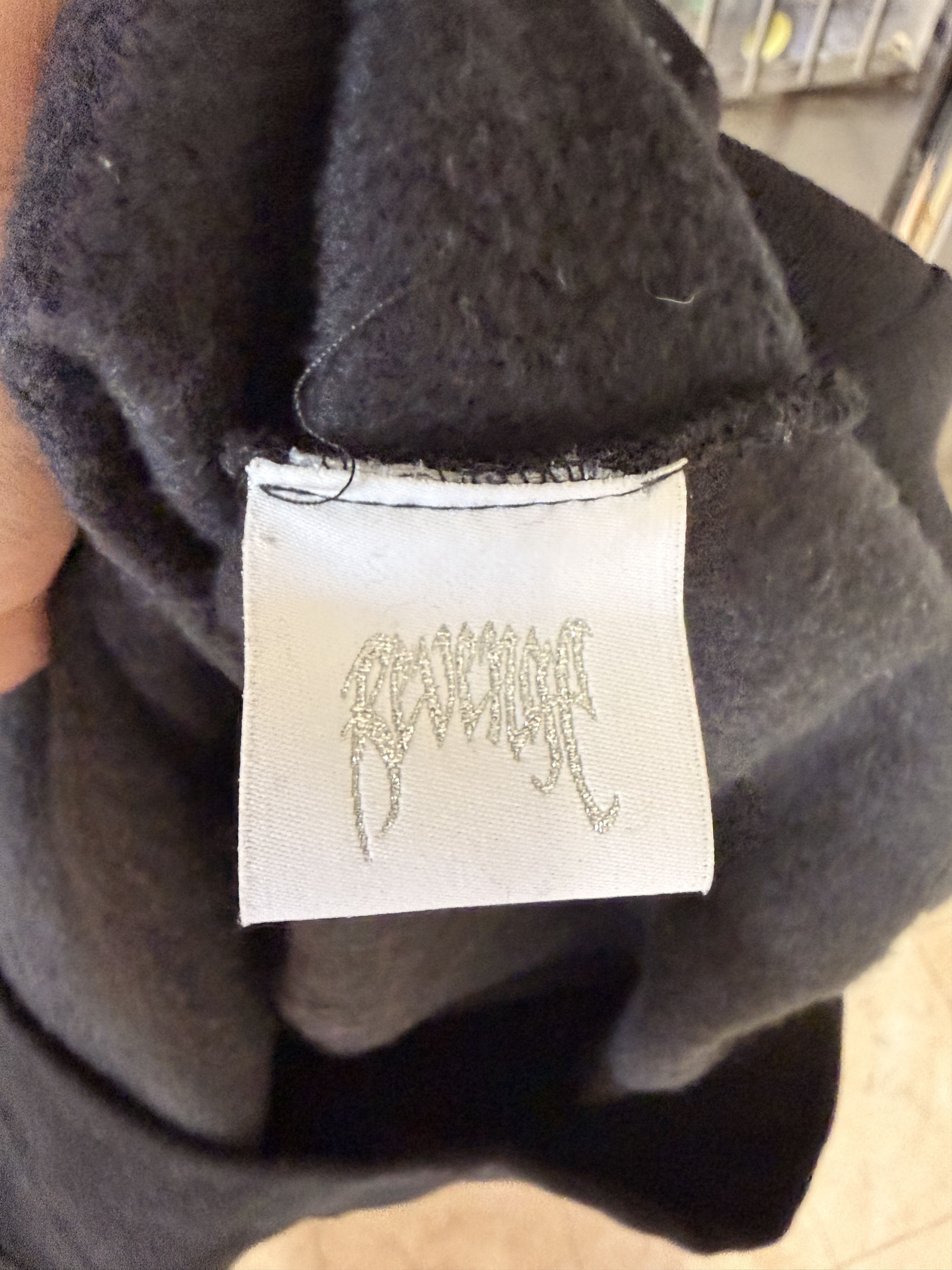 Revenge Revenge Black Snow Motif Hoodie Size Small Size US S / EU 44-46 / 1 - 5 Thumbnail