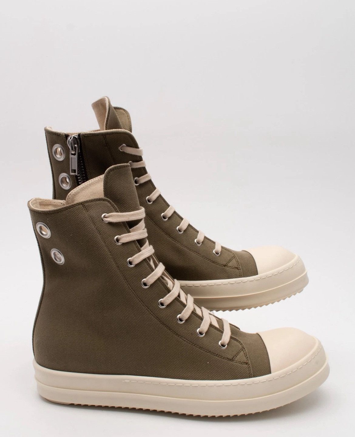 Rick Owens DRKSHDW High-Top Ramones Size US 11 / EU 44 - 1 Thumbnail