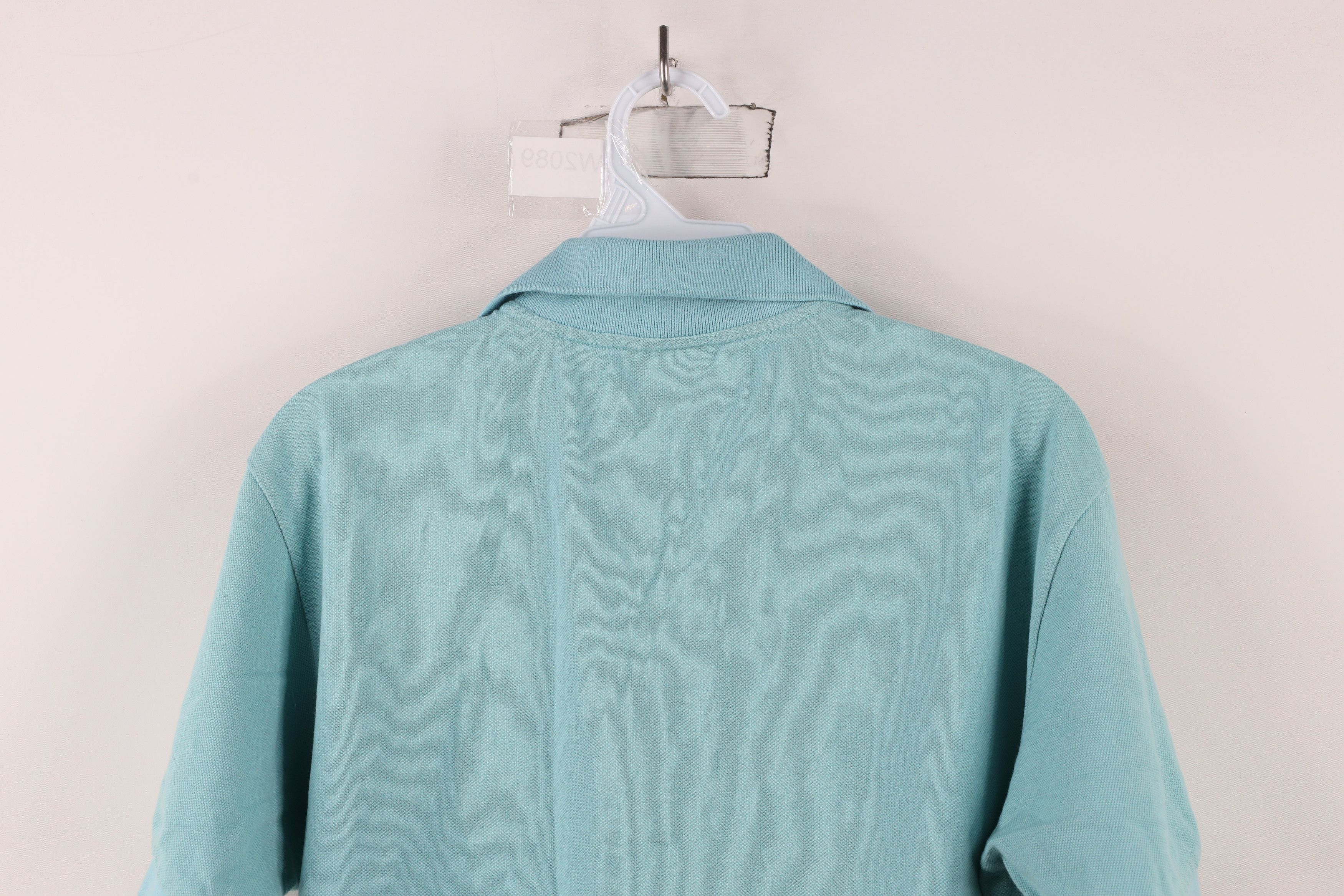 Lacoste × Vintage Lacoste Distressed Croc Logo Collared Golf Polo Shirt Blue Size US M / EU 48-50 / 2 - 11 Thumbnail
