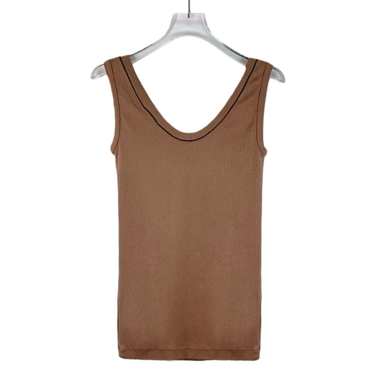 Brunello Cucinelli Brunello Cucinelli Beaded Sleeveless Knit Vest K26WX Size S / US 4 / IT 40 - 2 Thumbnail