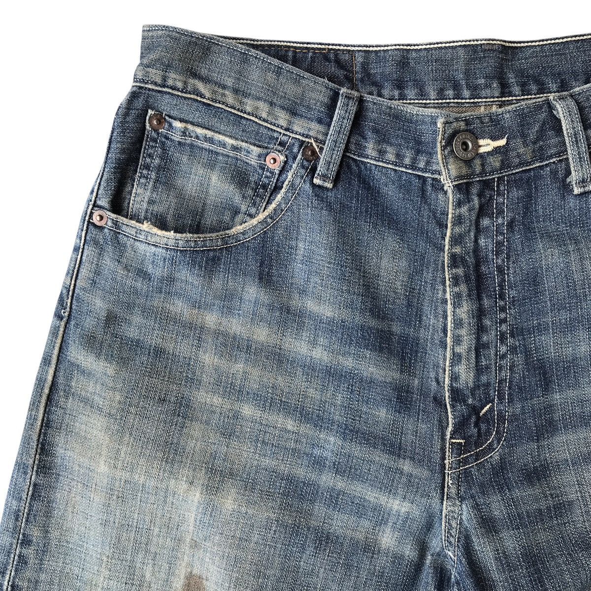 Levi's Levi’s Strauss Lot. 503 Non Selvedge Trash Distressed Denim Size US 33 - 5 Thumbnail
