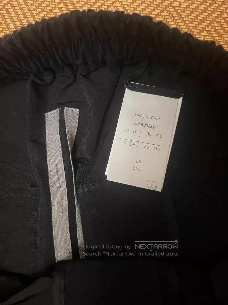 Rick Owens Rick Owens Black Drop-Crotch Shorts. Size US 39 - 3 Thumbnail
