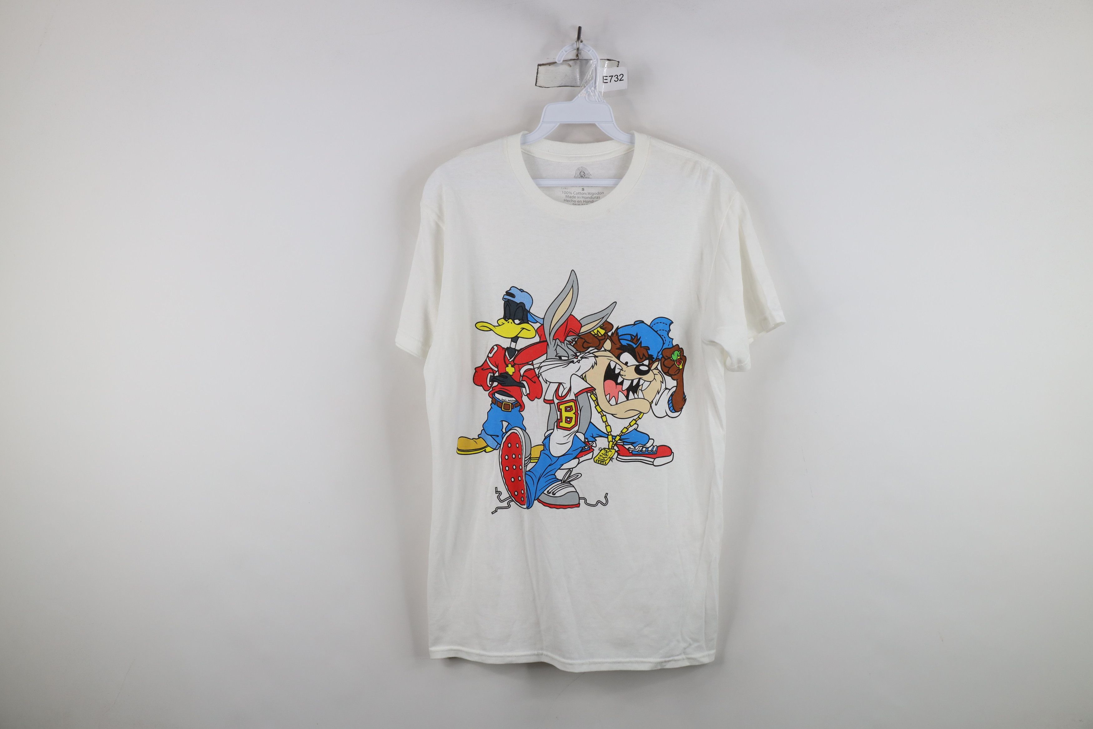 Vintage Retro Y2K Looney Tunes Rap Bugs Bunny Taz Daffy Duck T-Shirt Size US S / EU 44-46 / 1 - 1 Thumbnail