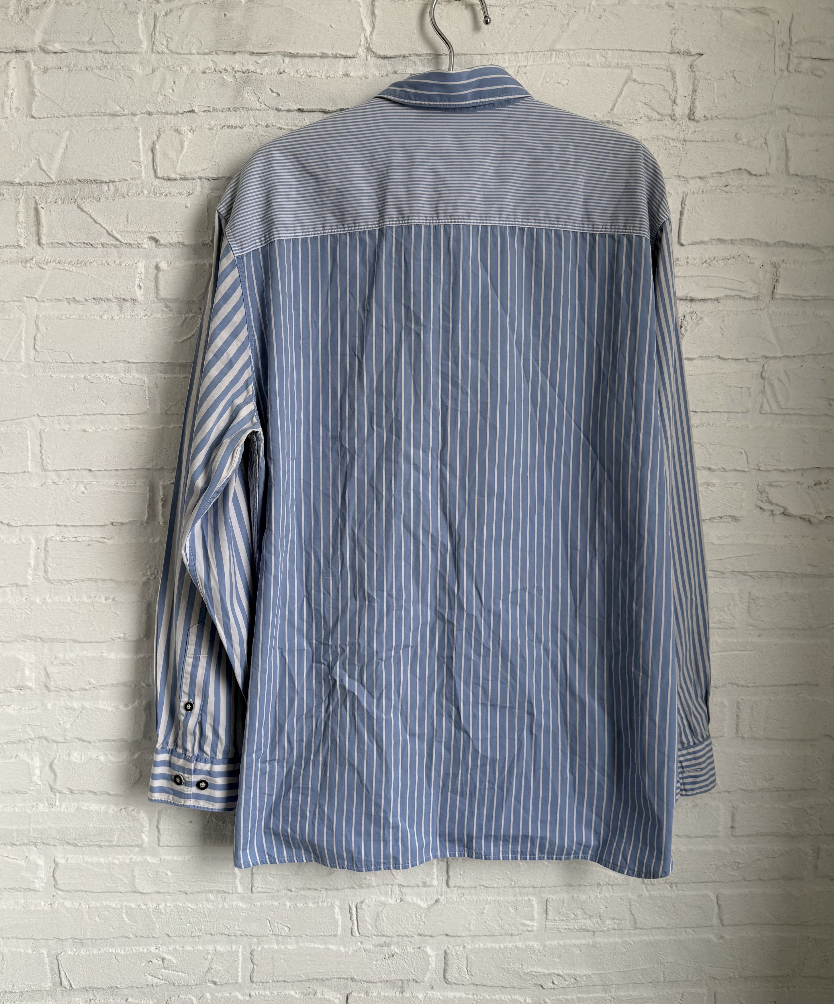 Burberry Burberry London England blue Striped shirt Size US L / EU 52-54 / 3 - 11 Thumbnail