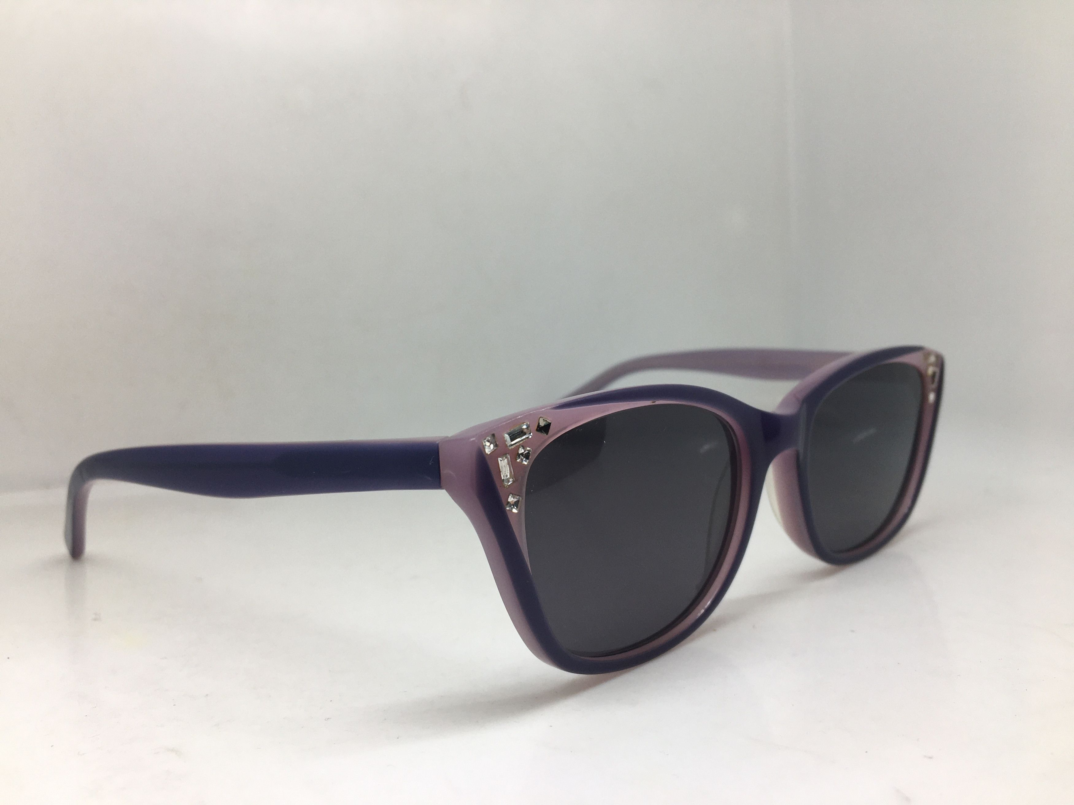 Other Purple Pink Acetate Cat Eye Diva Sunglasses Frame Size ONE SIZE - 2 Thumbnail